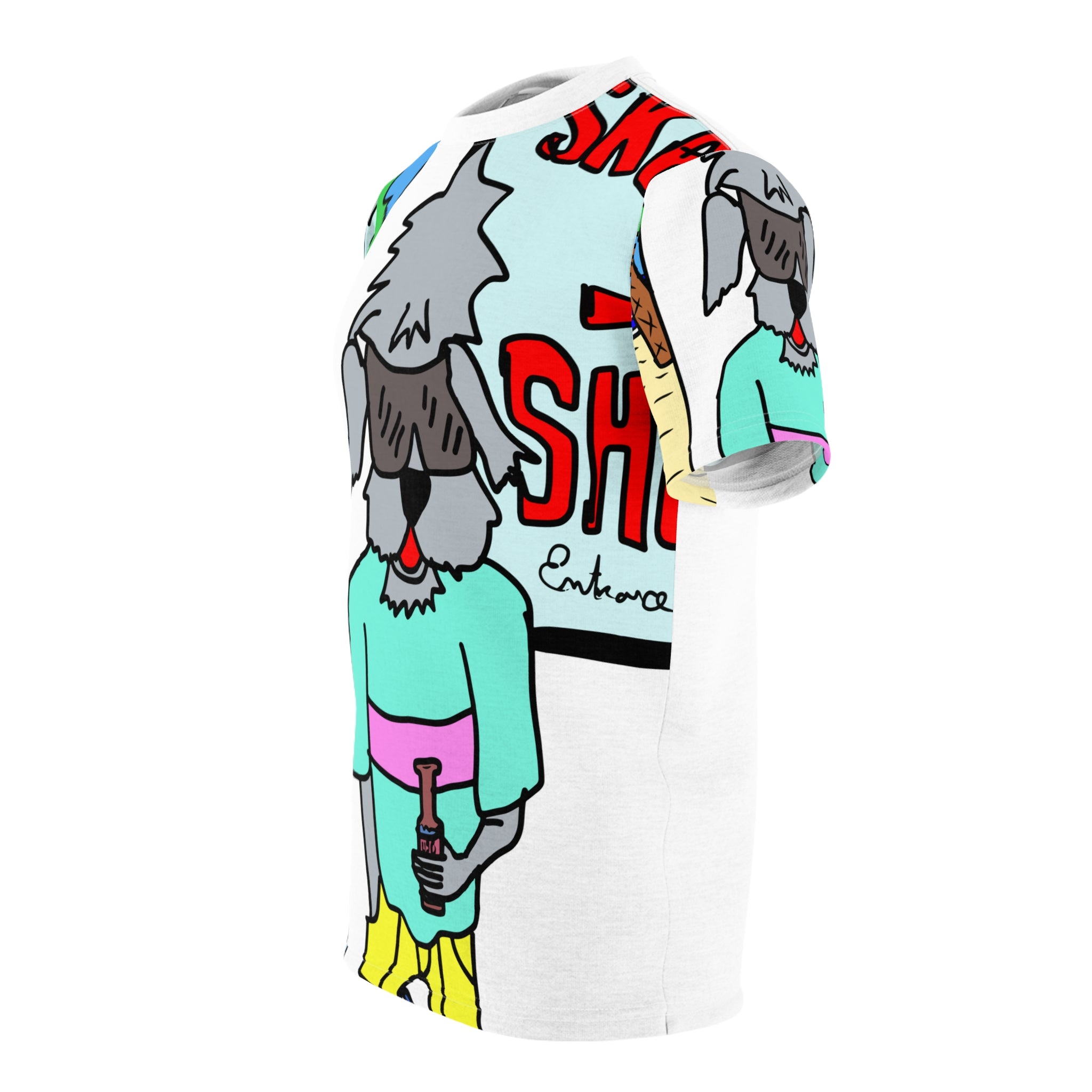 Old Dogs New Tricks - Rufus Unisex Cut & Sew Tee (AOP)