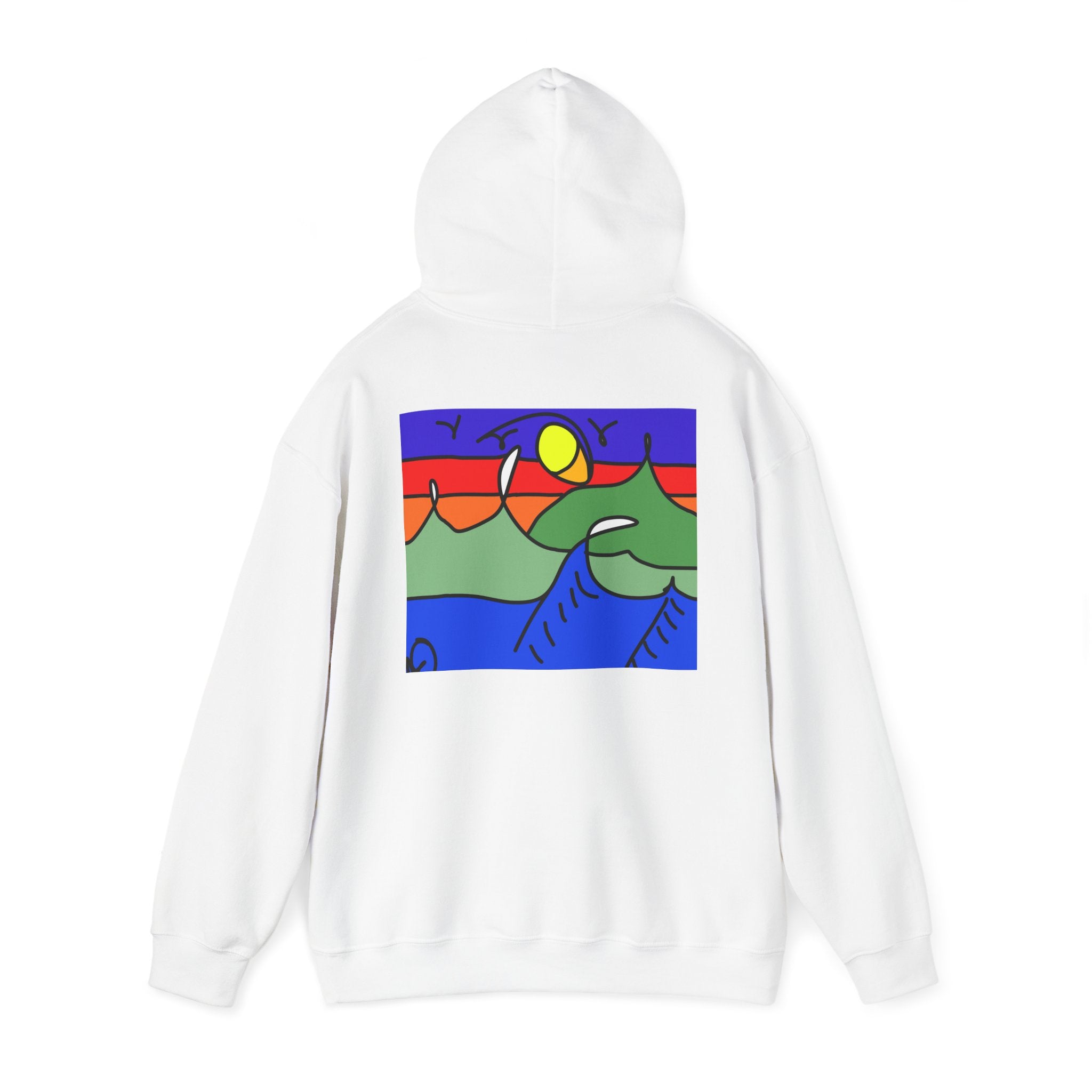 Snowy Peaks - Unisex Heavy Blend™ Hooded Sweatshirt