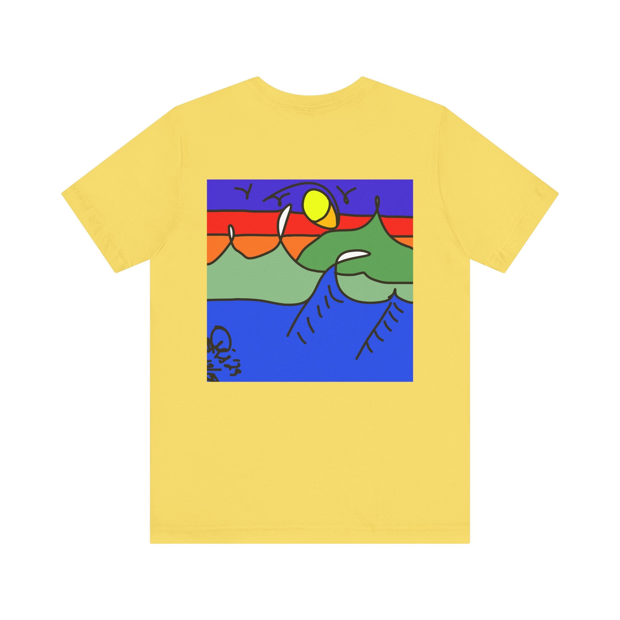 Snowy Peaks - Unisex Jersey Short Sleeve Tee