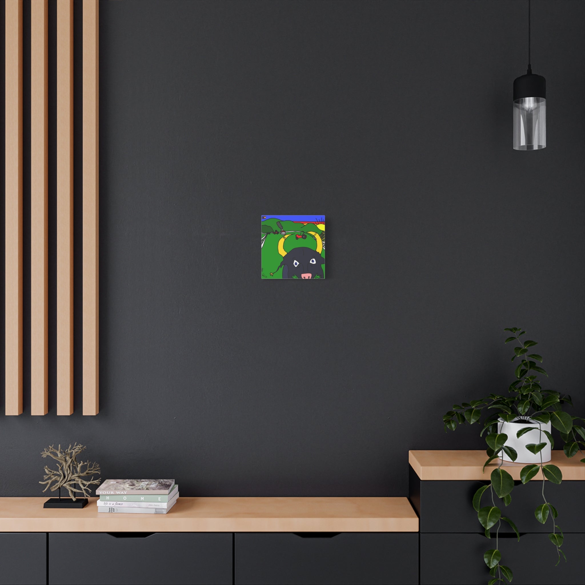 Hello Toro - Matte Canvas, Stretched, 1.25"