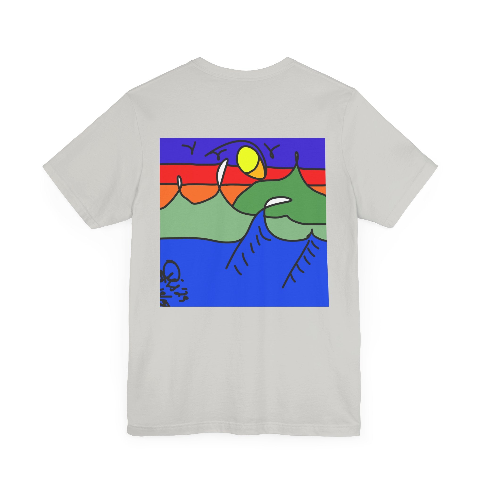 Snowy Peaks - Unisex Jersey Short Sleeve Tee
