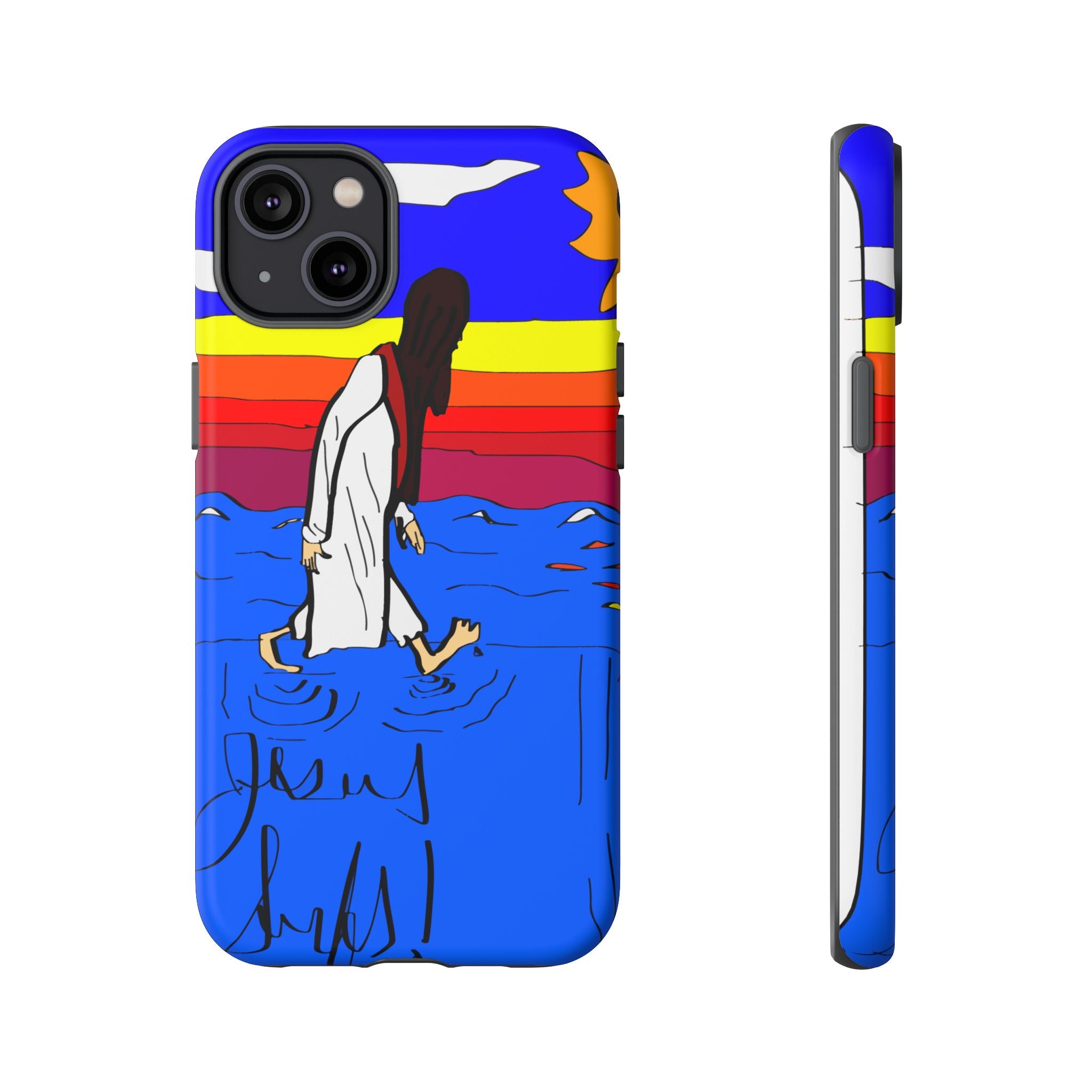 Jesus Surfs “Walks On Water” Tough Cases