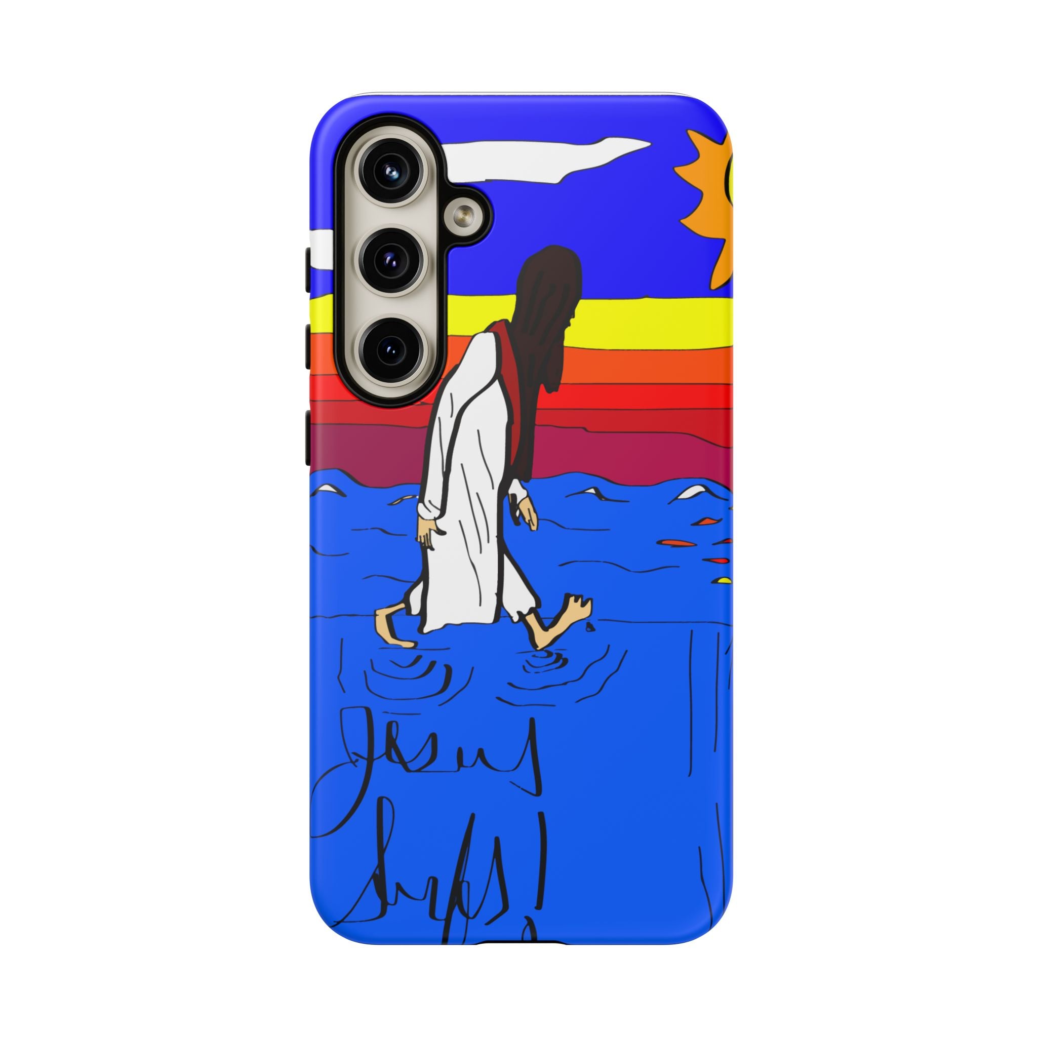 Jesus Surfs “Walks On Water” Tough Cases