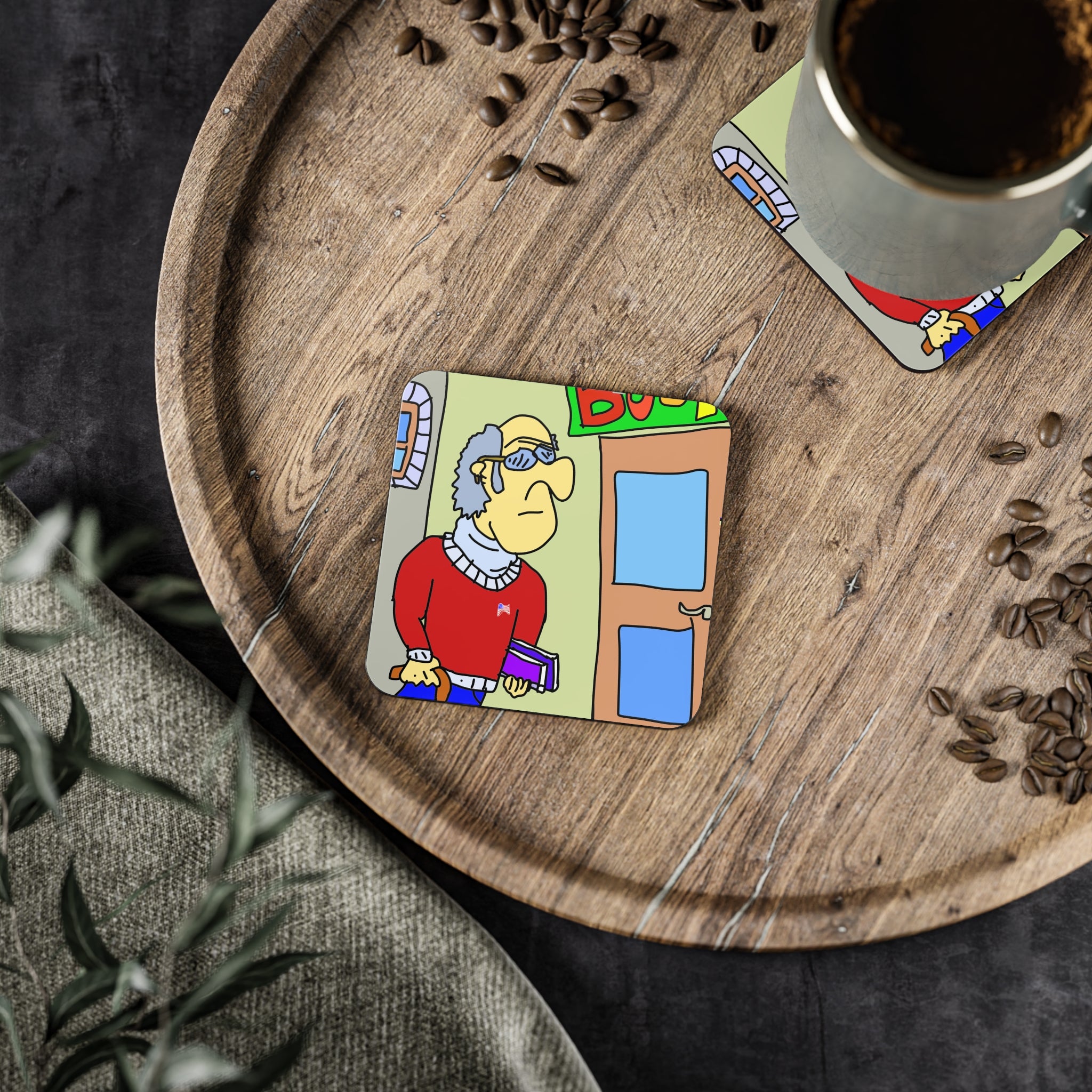 Time Traveling Bookstore George Coasters
