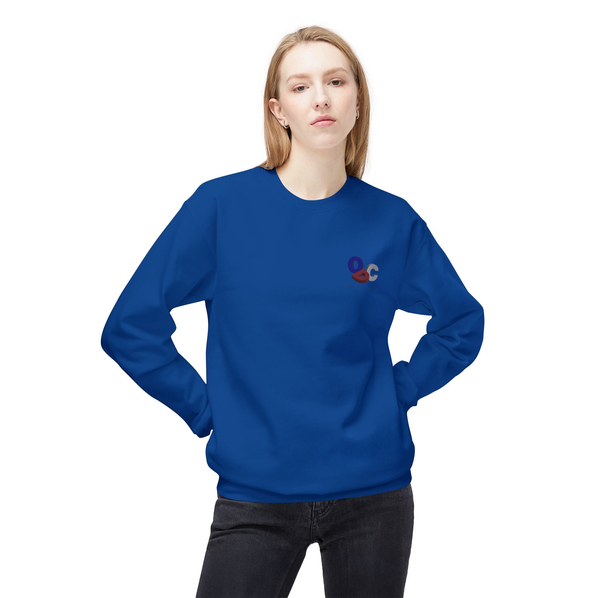Snowy Peaks - Unisex Midweight Softstyle Fleece Crewneck Sweatshirt