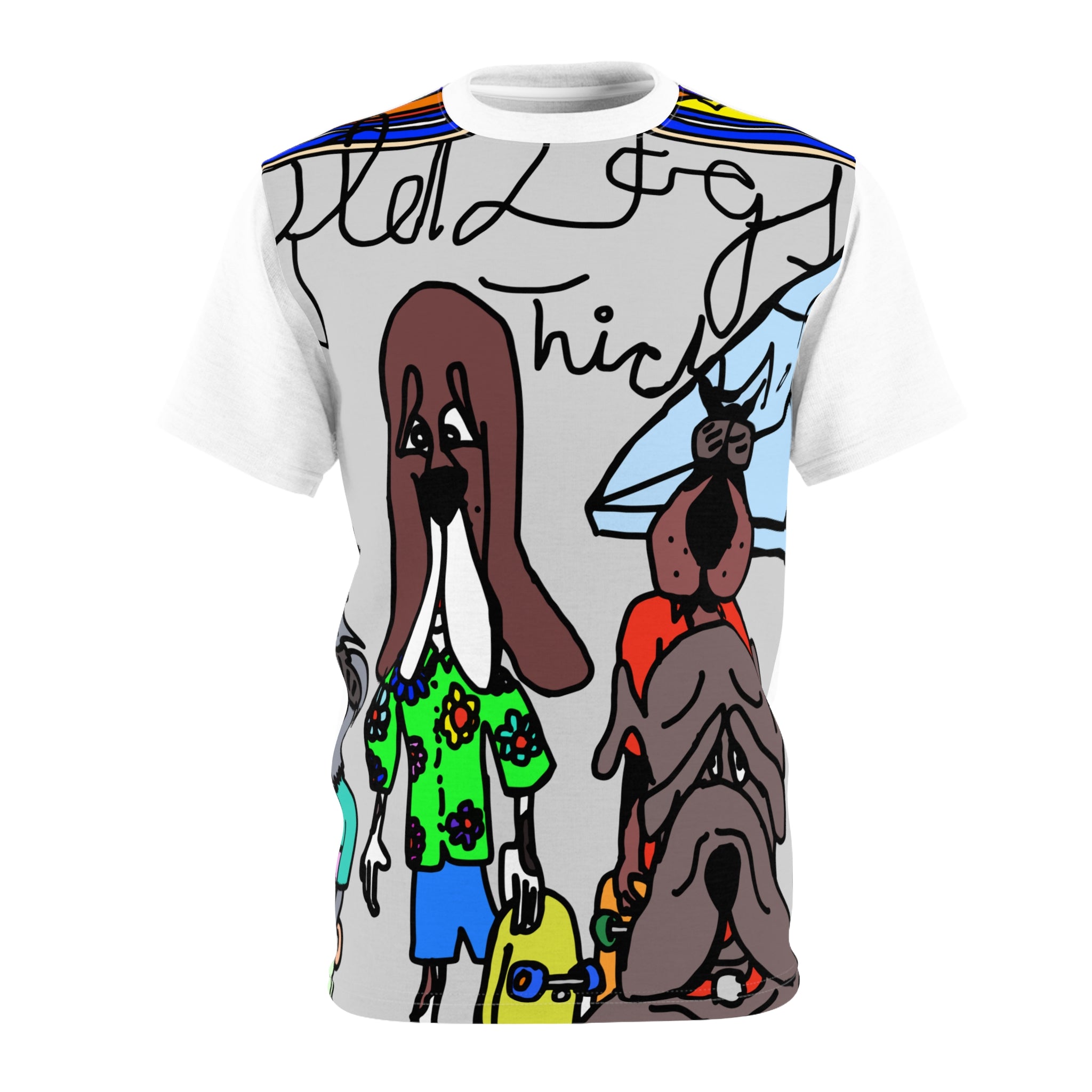 Old Dogs New Tricks Unisex Cut & Sew Tee (AOP)