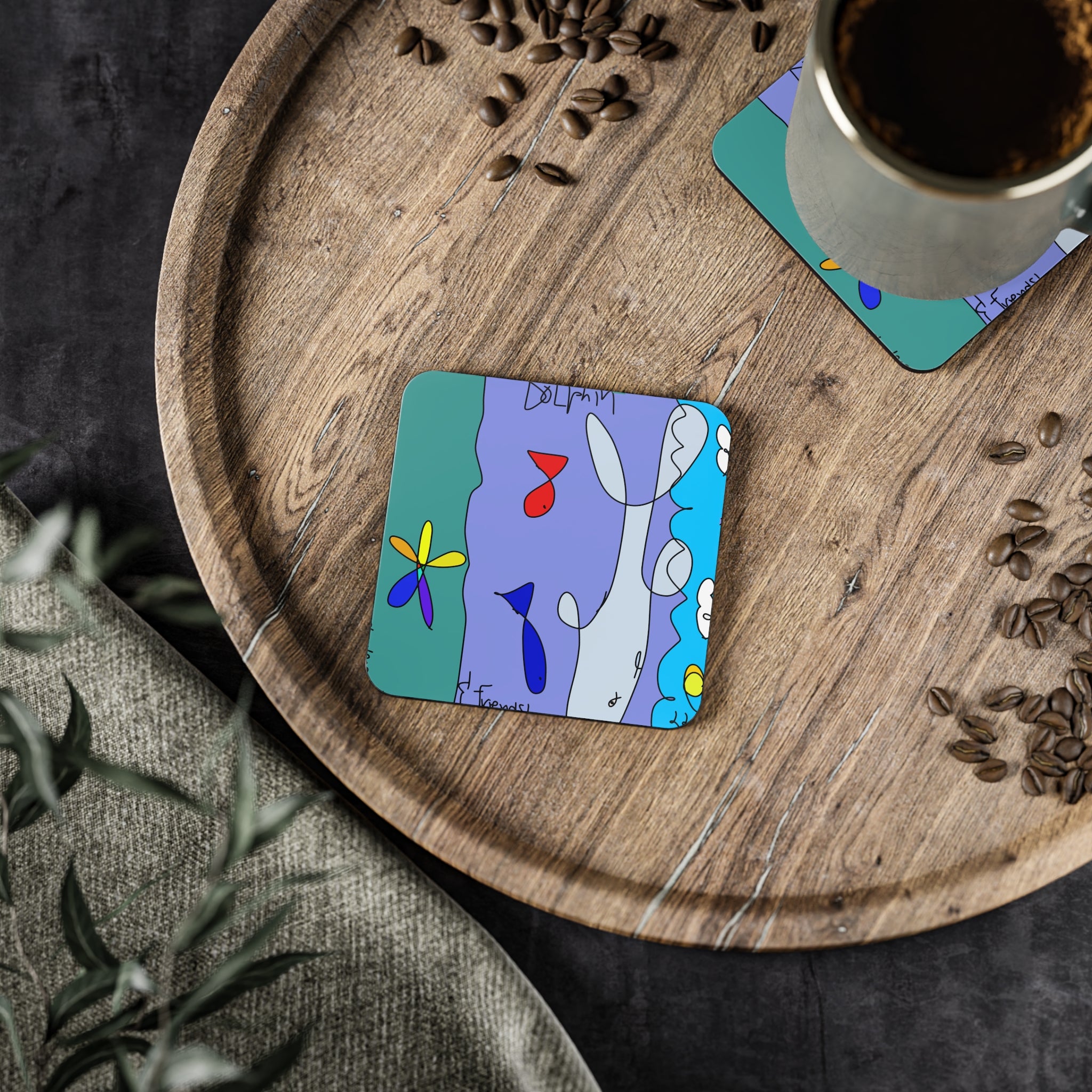 Dolphin & Friends Coasters