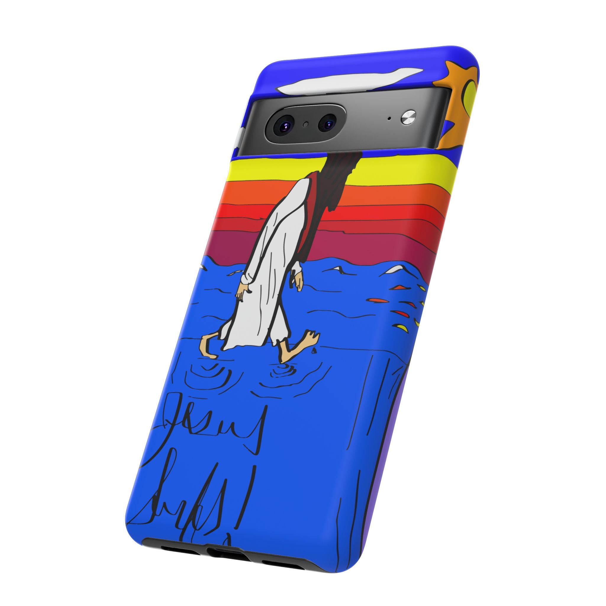 Jesus Surfs “Walks On Water” Tough Cases