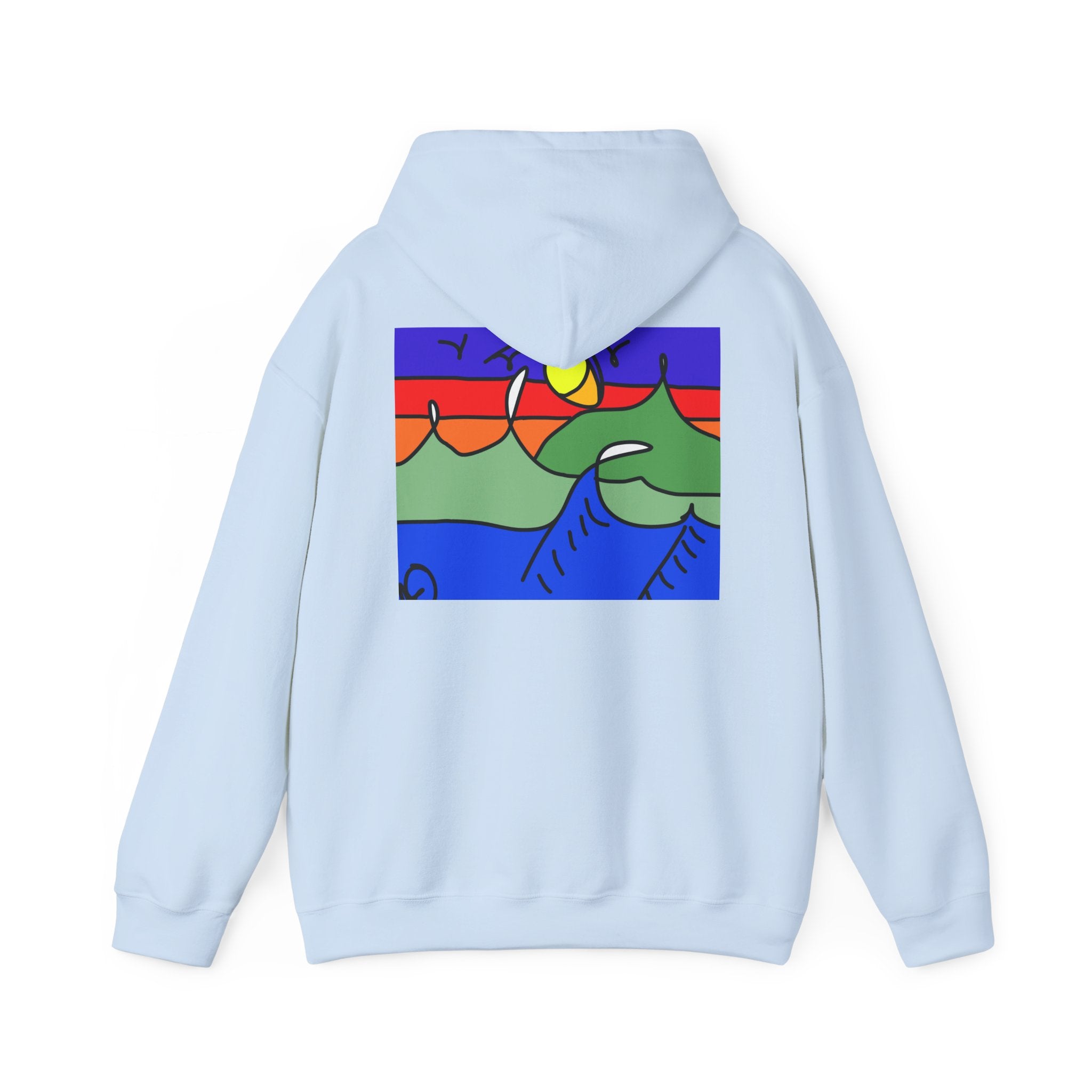 Snowy Peaks - Unisex Heavy Blend™ Hooded Sweatshirt