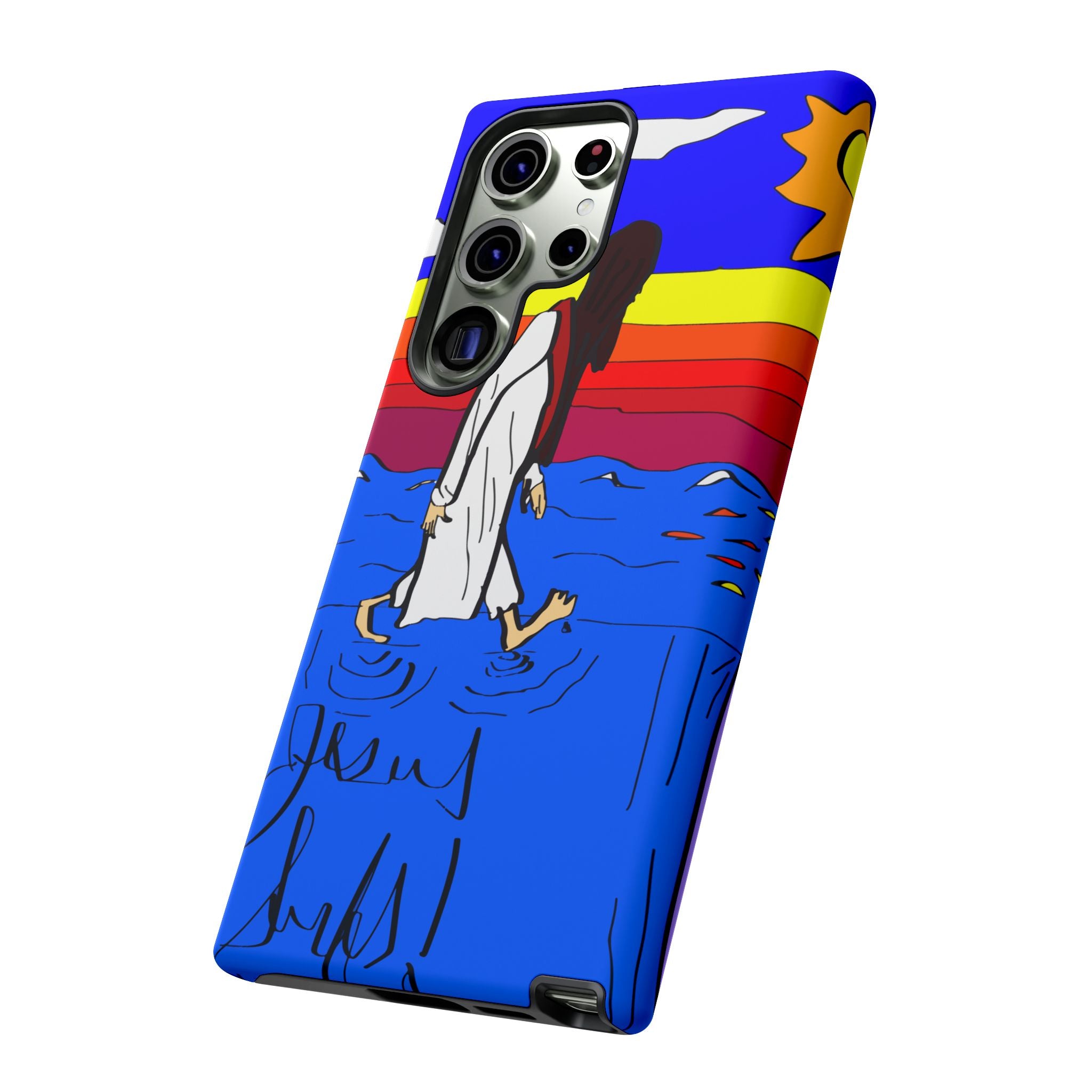 Jesus Surfs “Walks On Water” Tough Cases