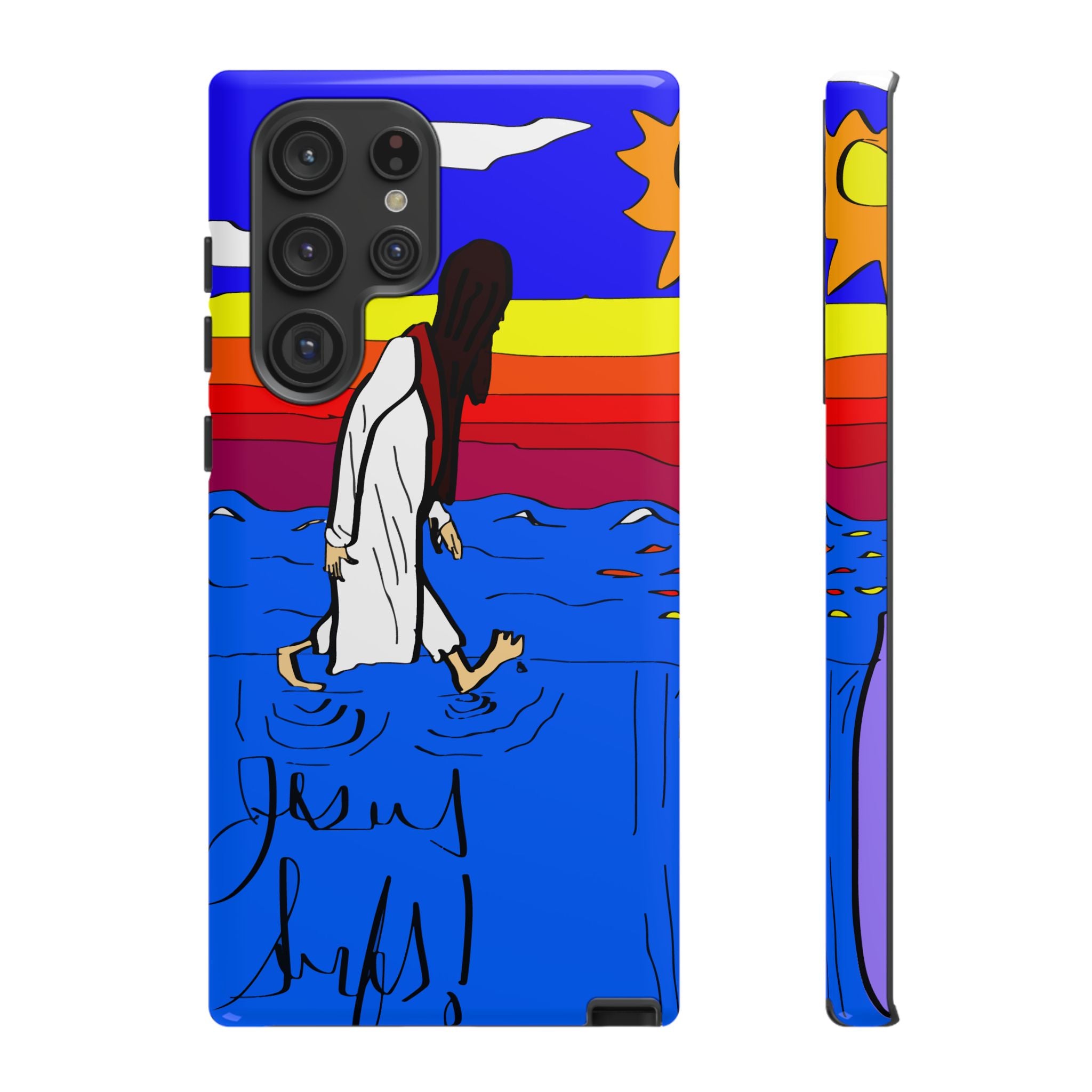 Jesus Surfs “Walks On Water” Tough Cases