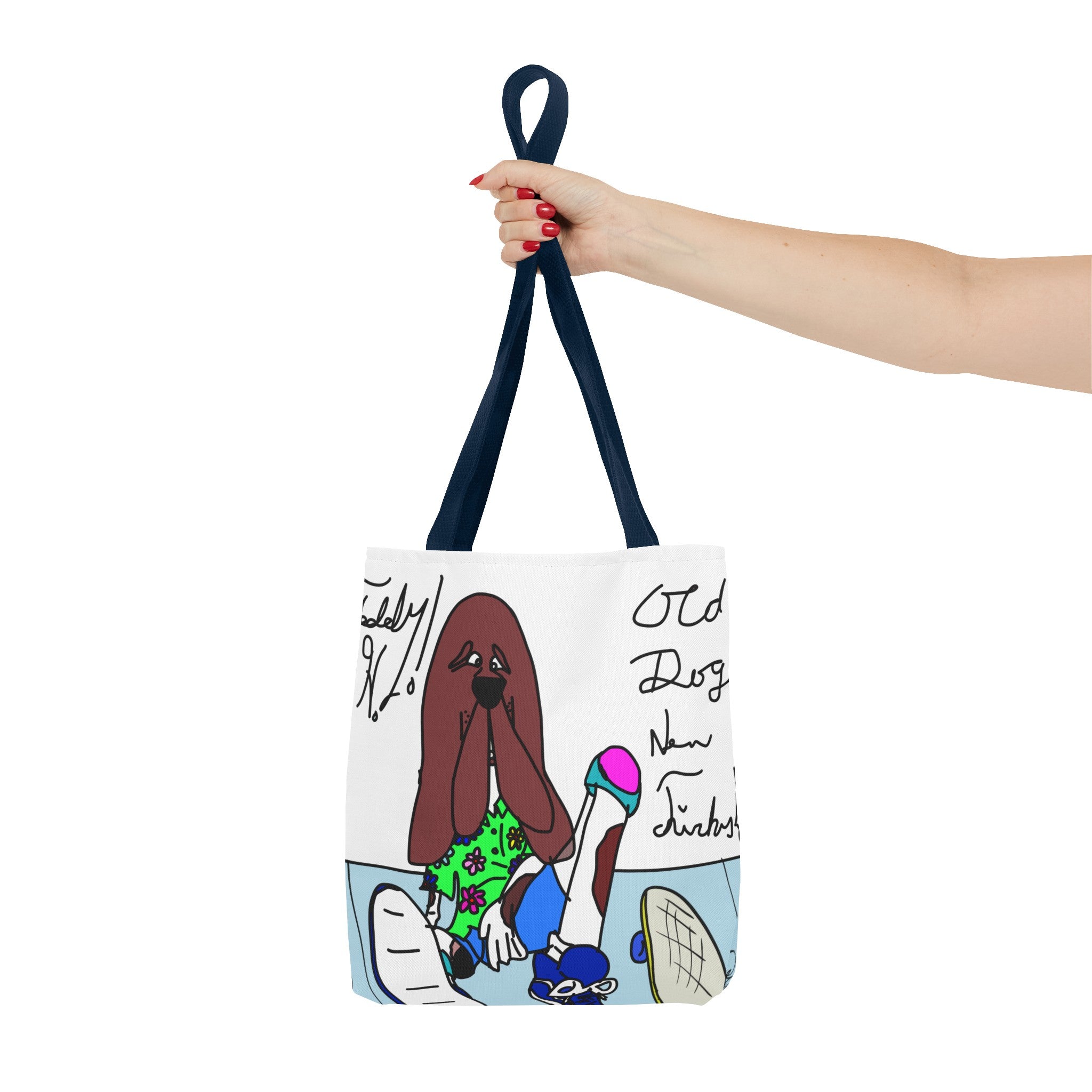 Old Dogs New Tricks - Teddy H Tote Bag (AOP)