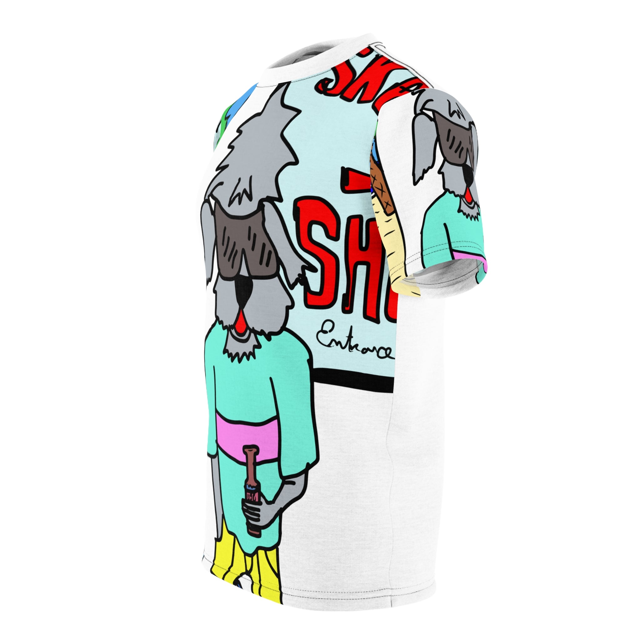 Old Dogs New Tricks - Rufus Unisex Cut & Sew Tee (AOP)