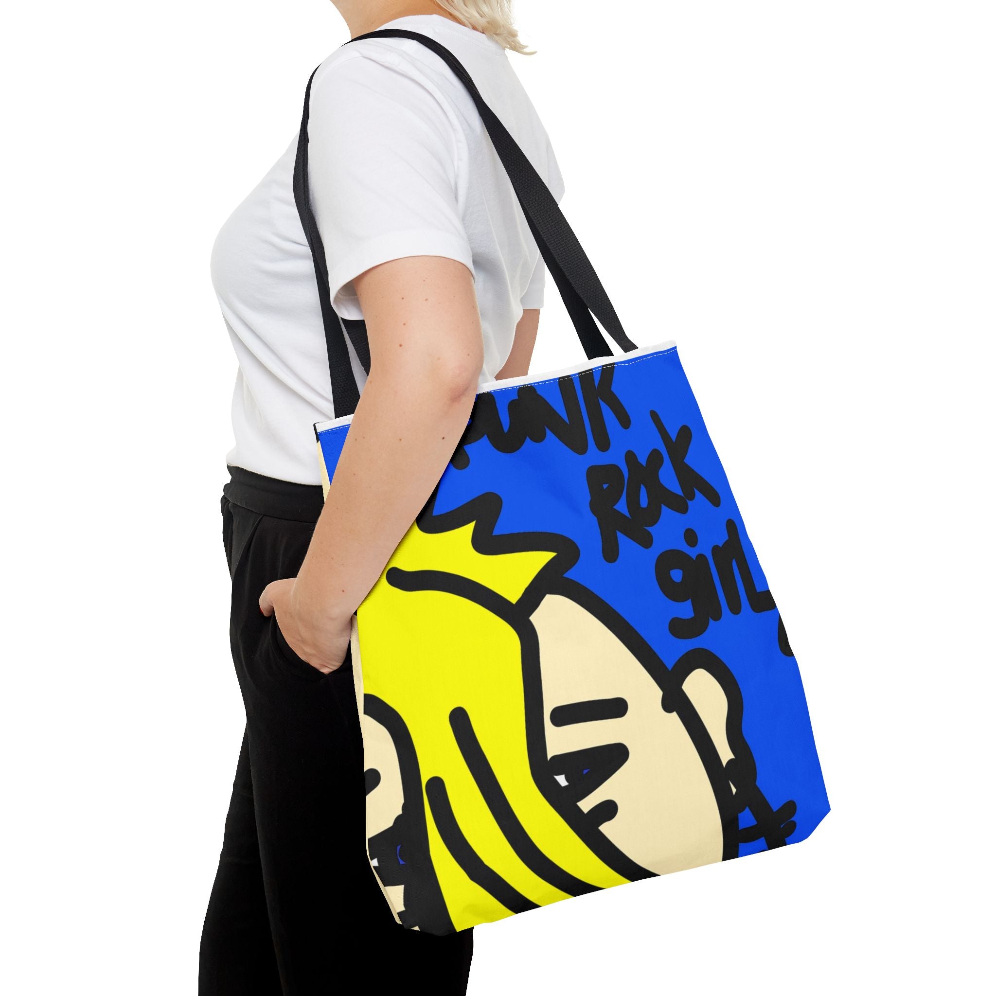 80’s Punk Rock Girl - Tote Bag (AOP)