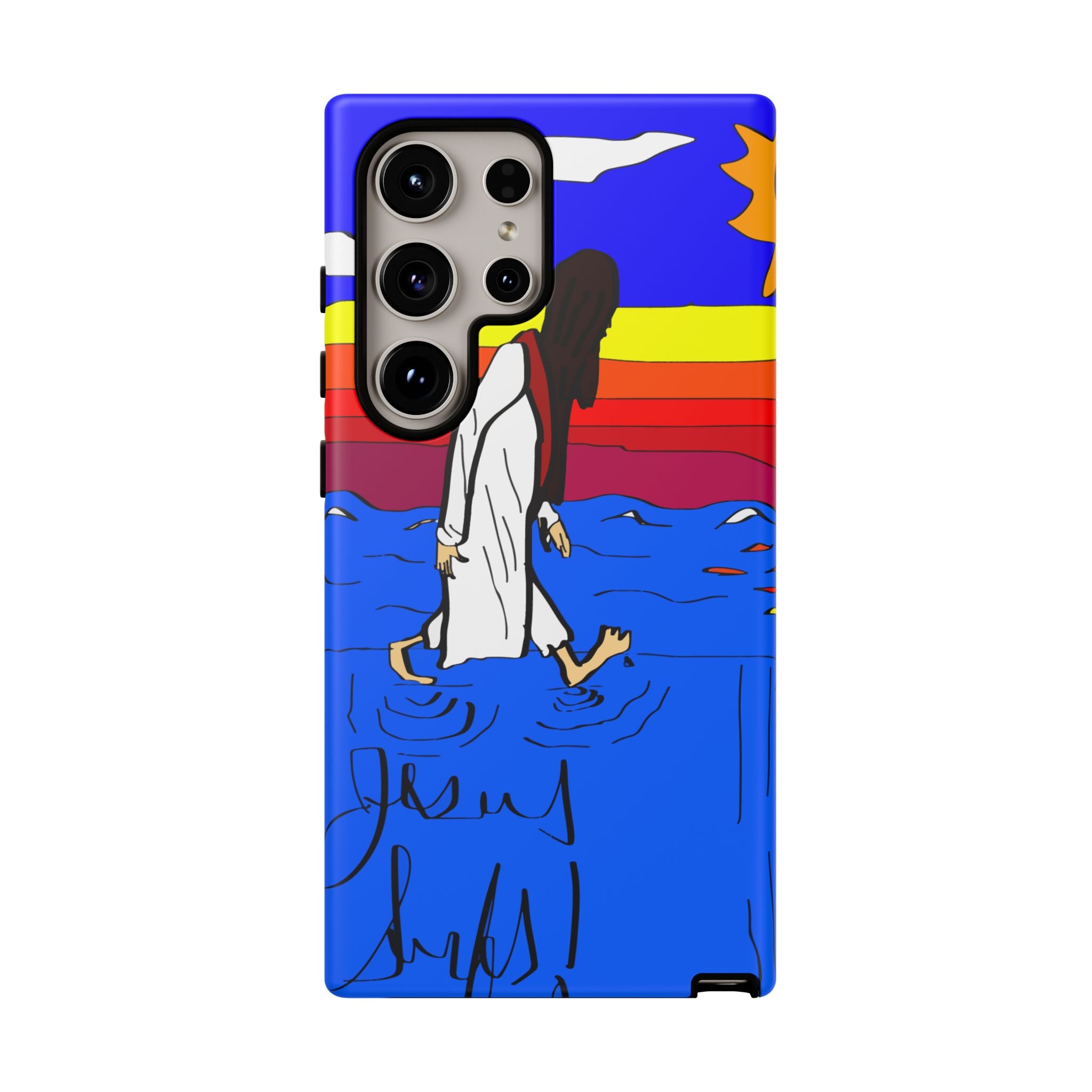 Jesus Surfs “Walks On Water” Tough Cases