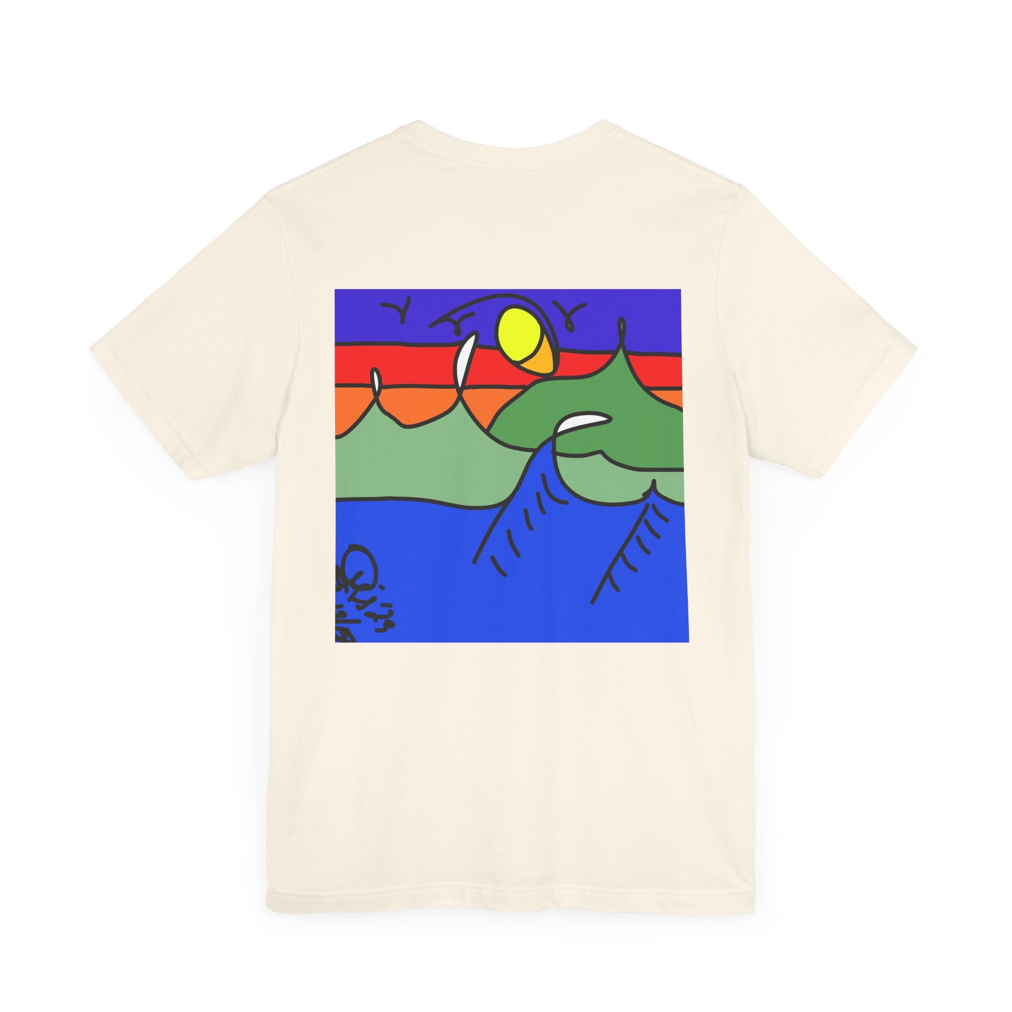 Snowy Peaks - Unisex Jersey Short Sleeve Tee