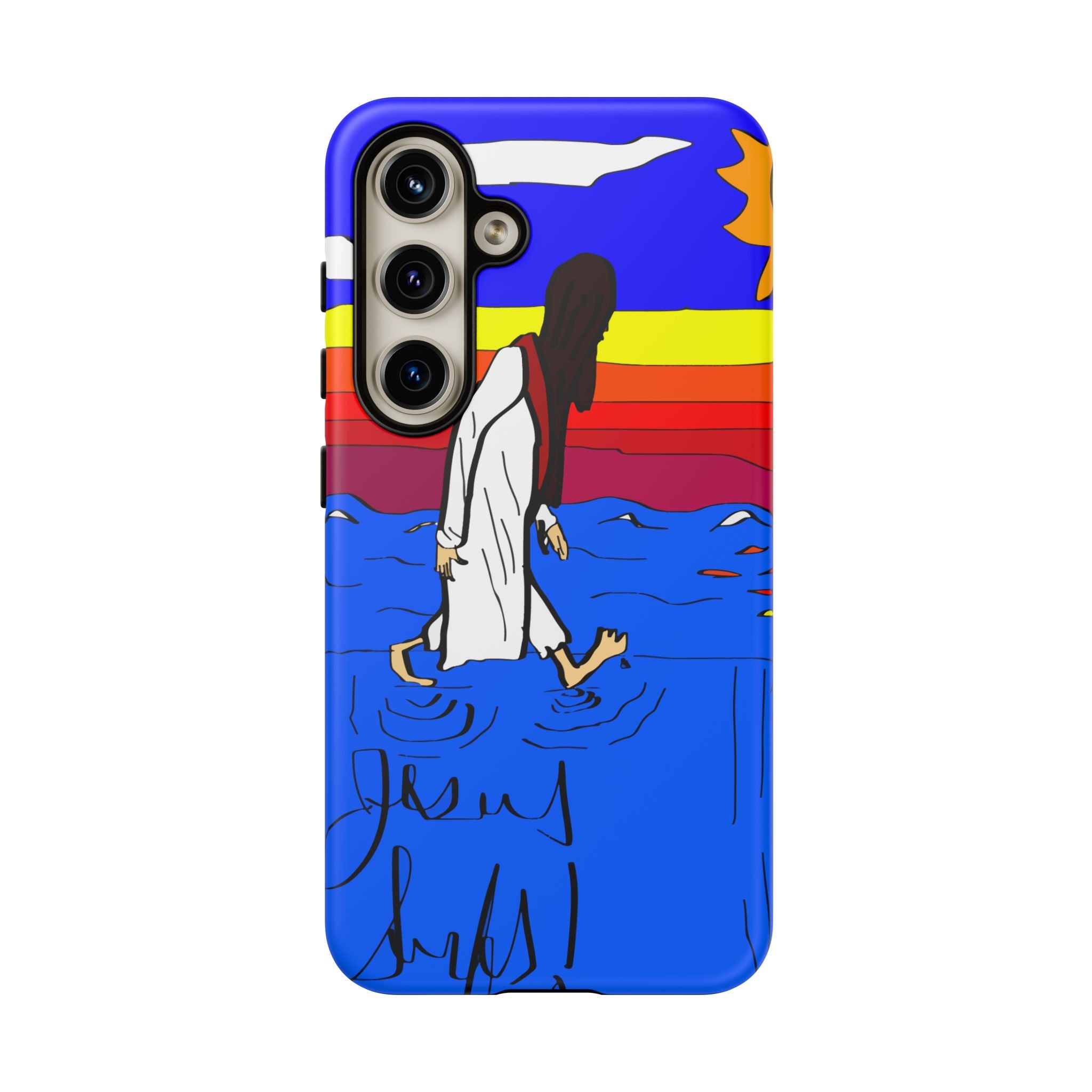 Jesus Surfs “Walks On Water” Tough Cases