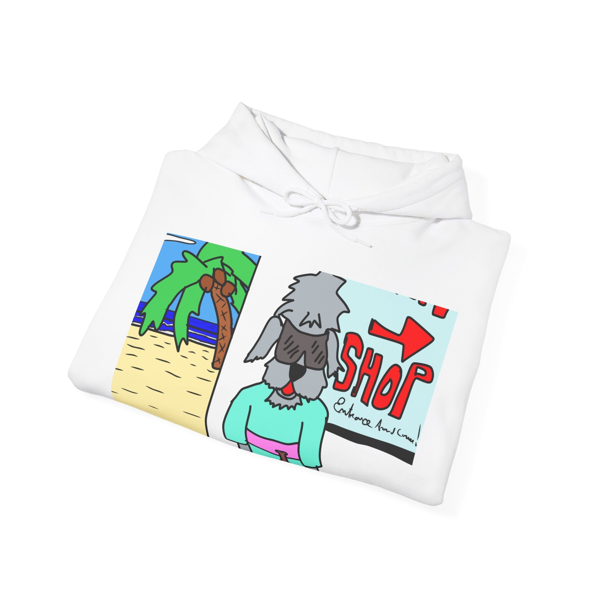 Old Dogs New Tricks - Rufus Unisex Heavy Blend™ Hooded Sweatshirt