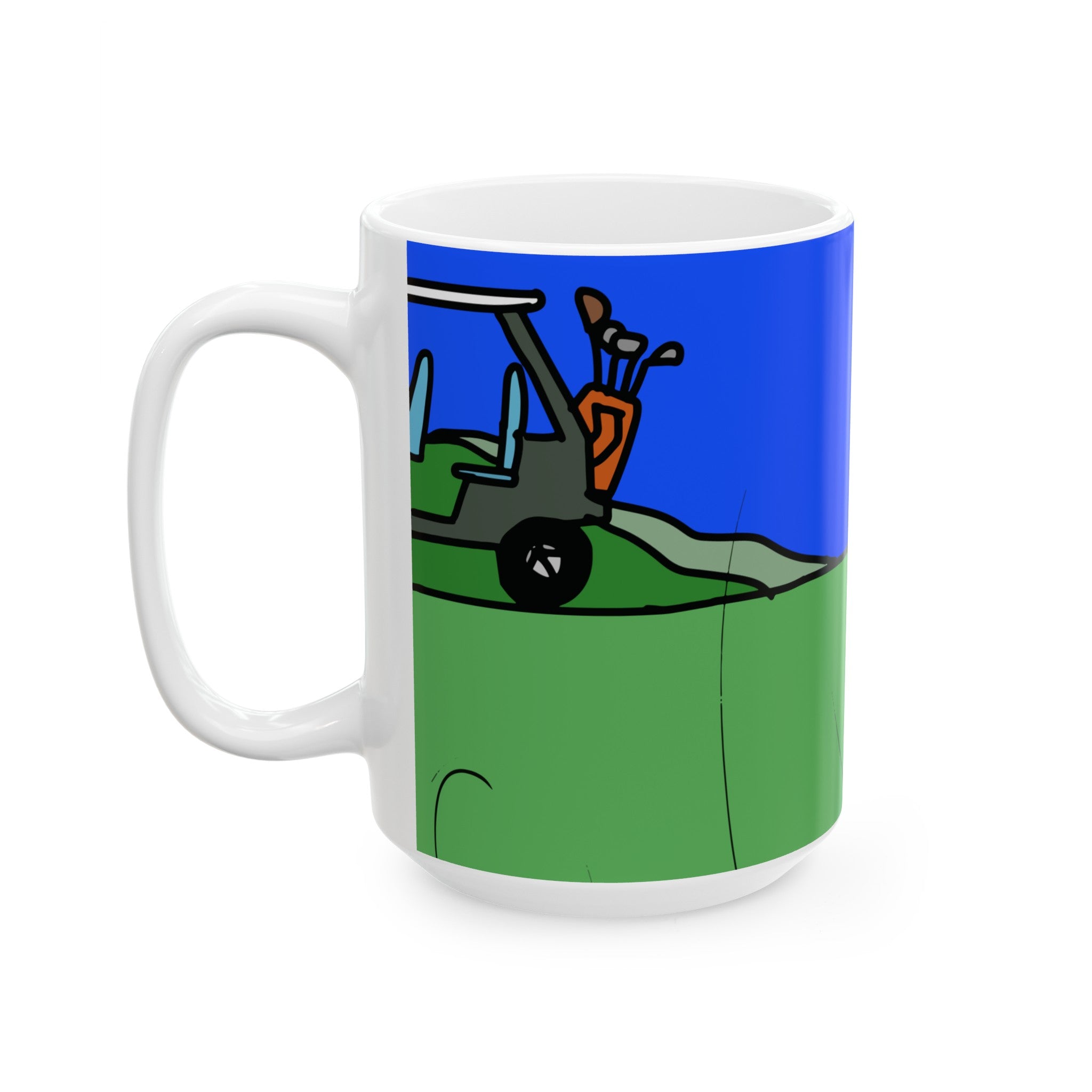 Hole In 1 Ceramic Mug, (11oz, 15oz)