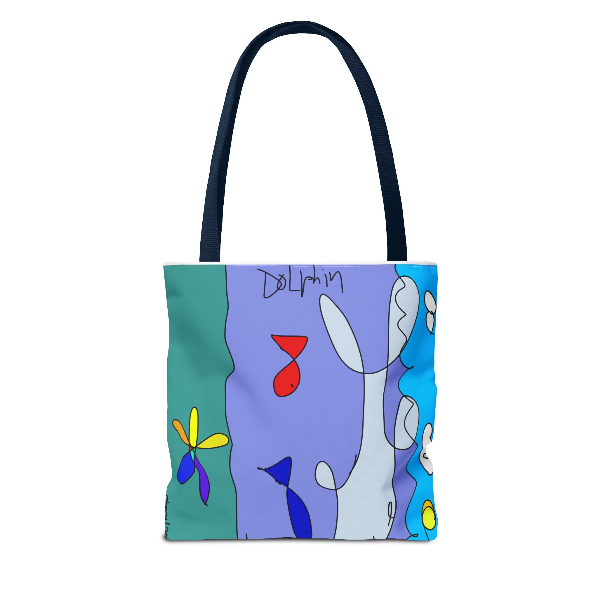 Dolphin & Friends Tote Bag (AOP)