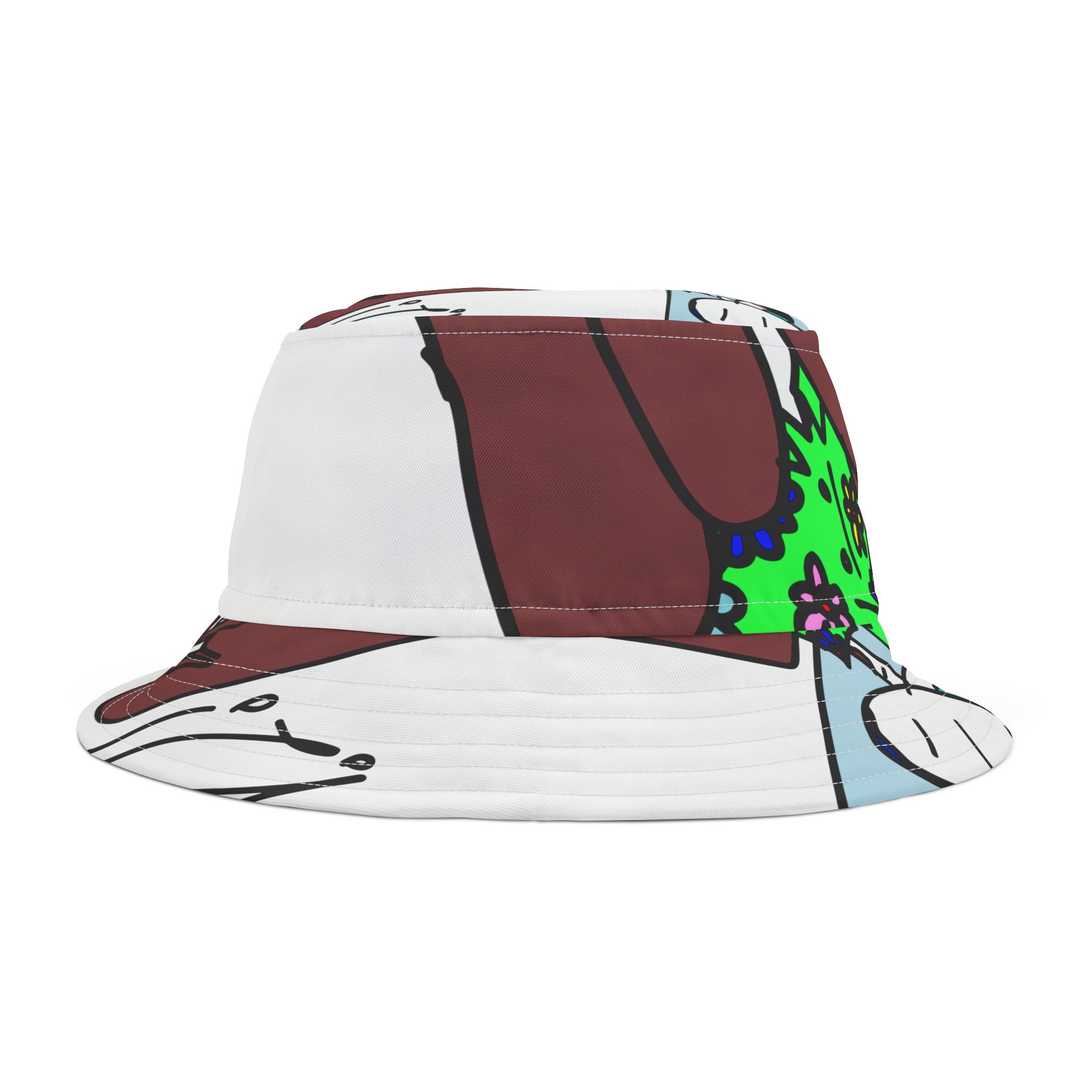 Old Dogs New Tricks - Teddy H Bucket Hat (AOP)