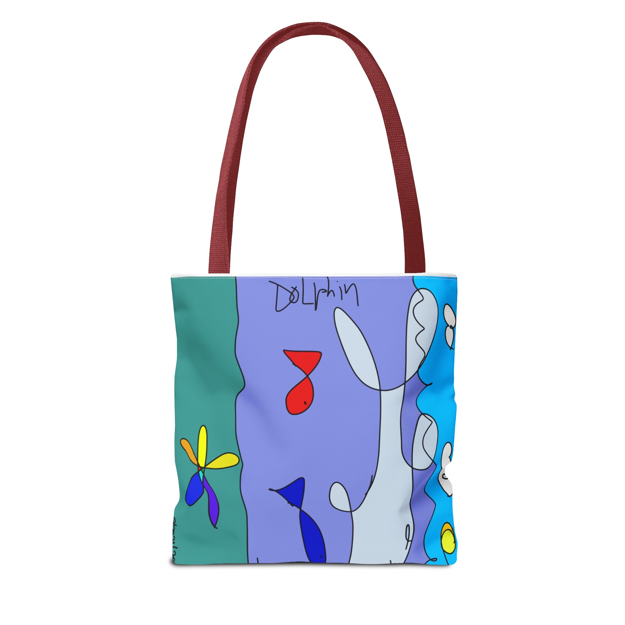 Dolphin & Friends Tote Bag (AOP)