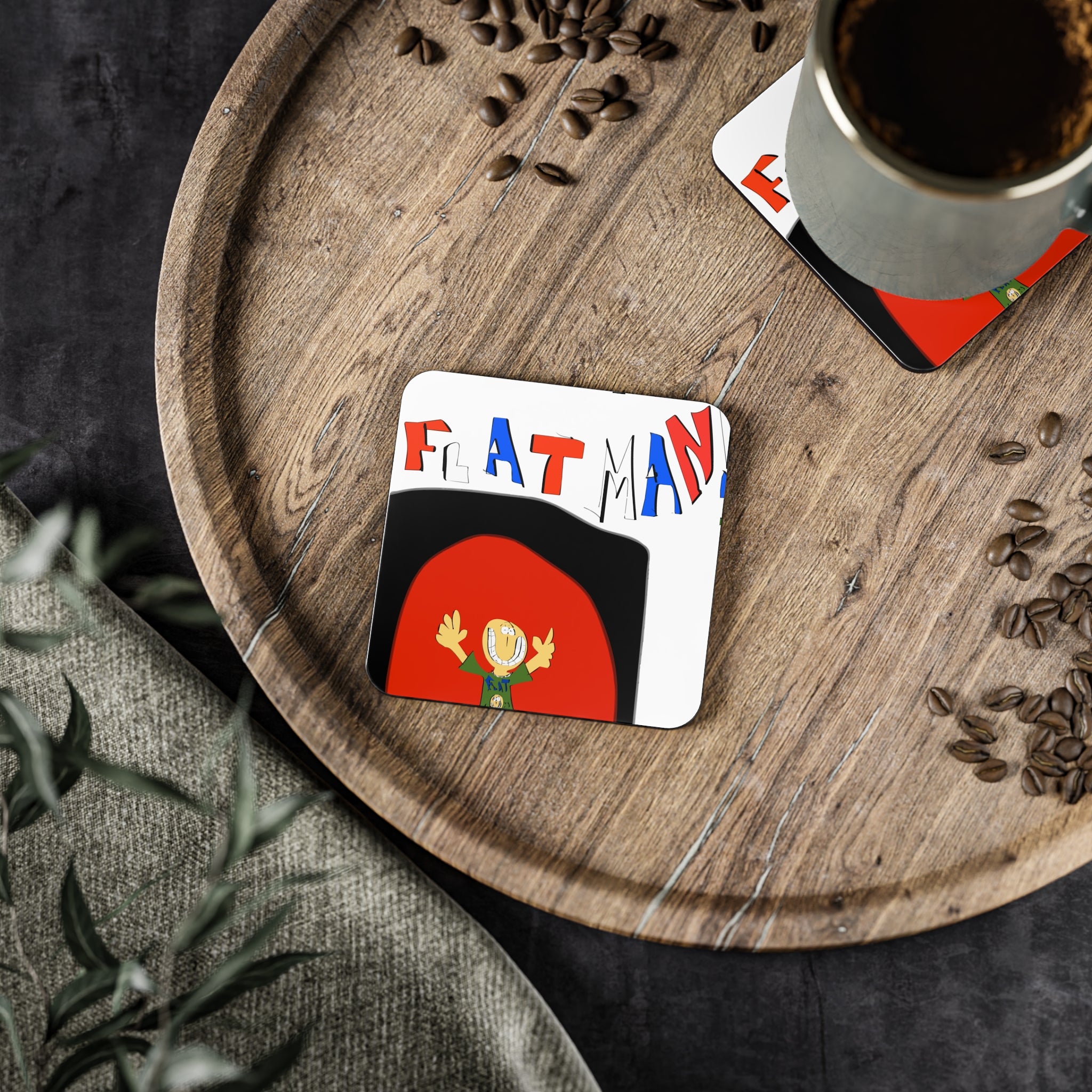 Flat Man Coasters