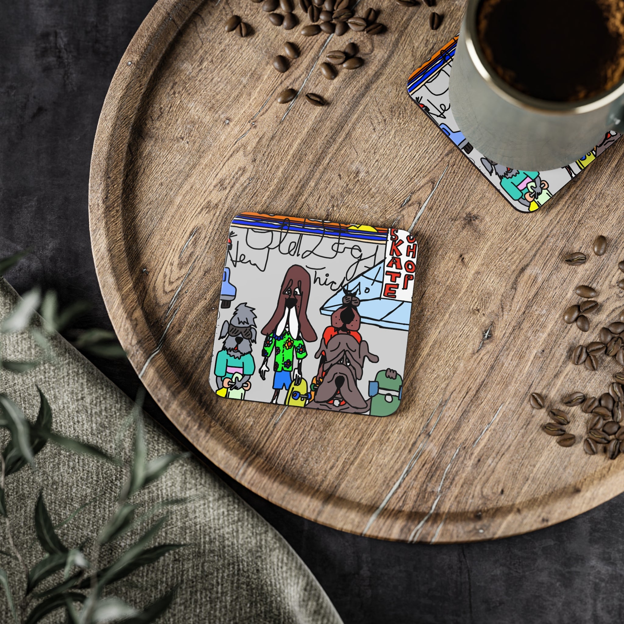 Old Dogs New Tricks Coasters