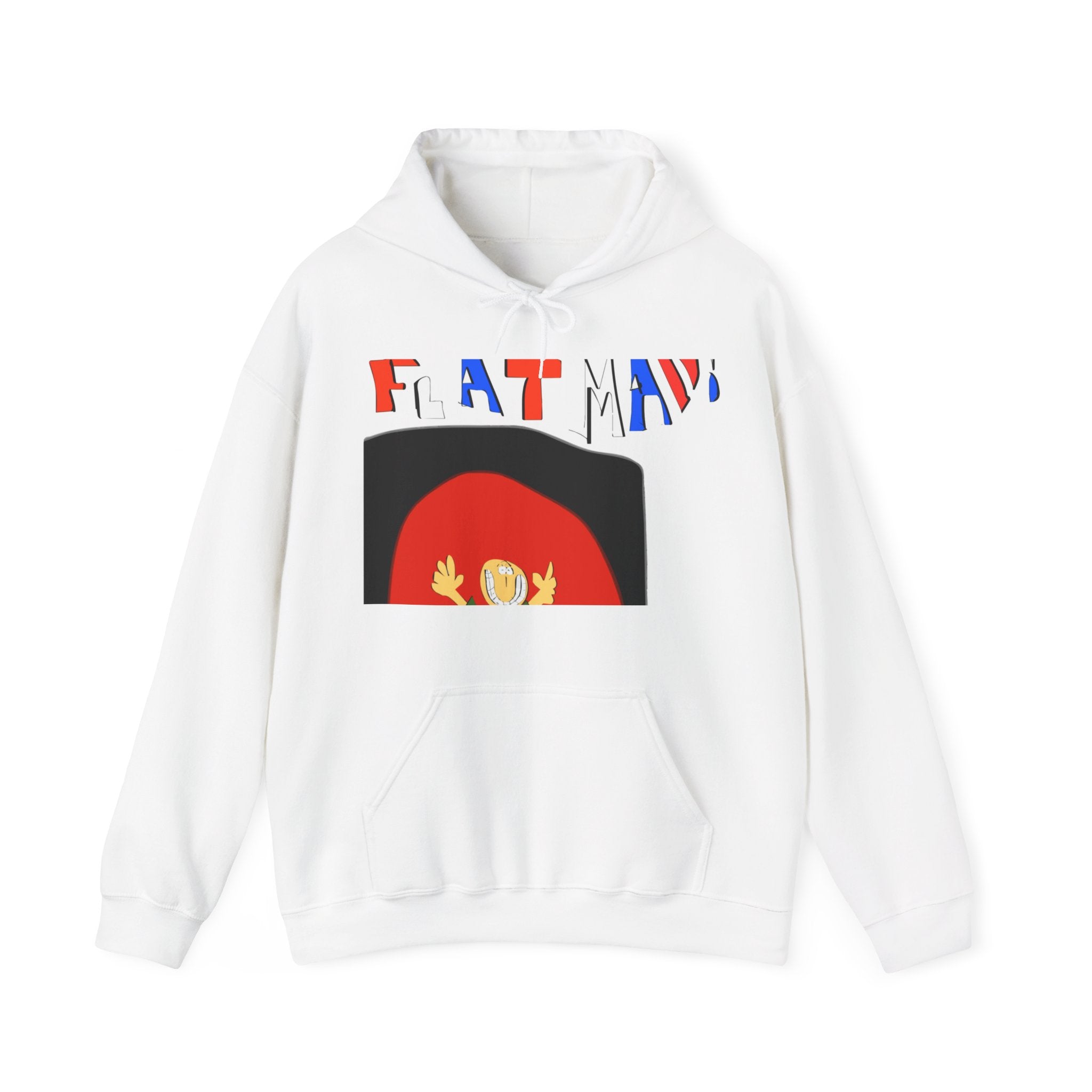 Flat Man Unisex Heavy Blend™ Hooded Sweatshirt