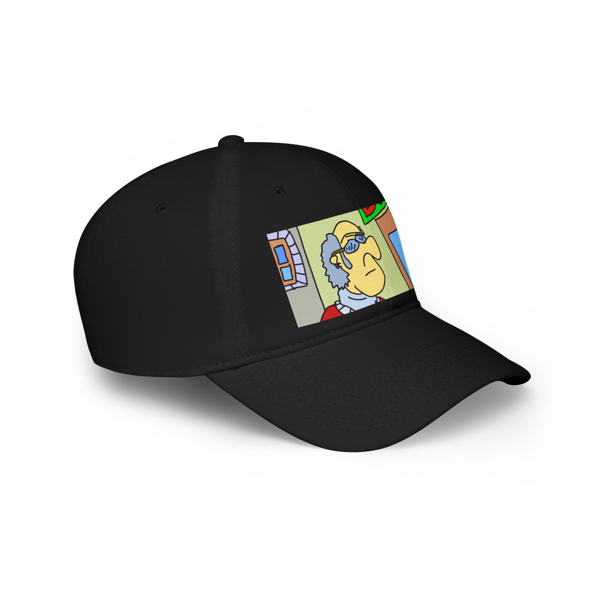 Time Traveling Bookstore George Low Profile Baseball Cap