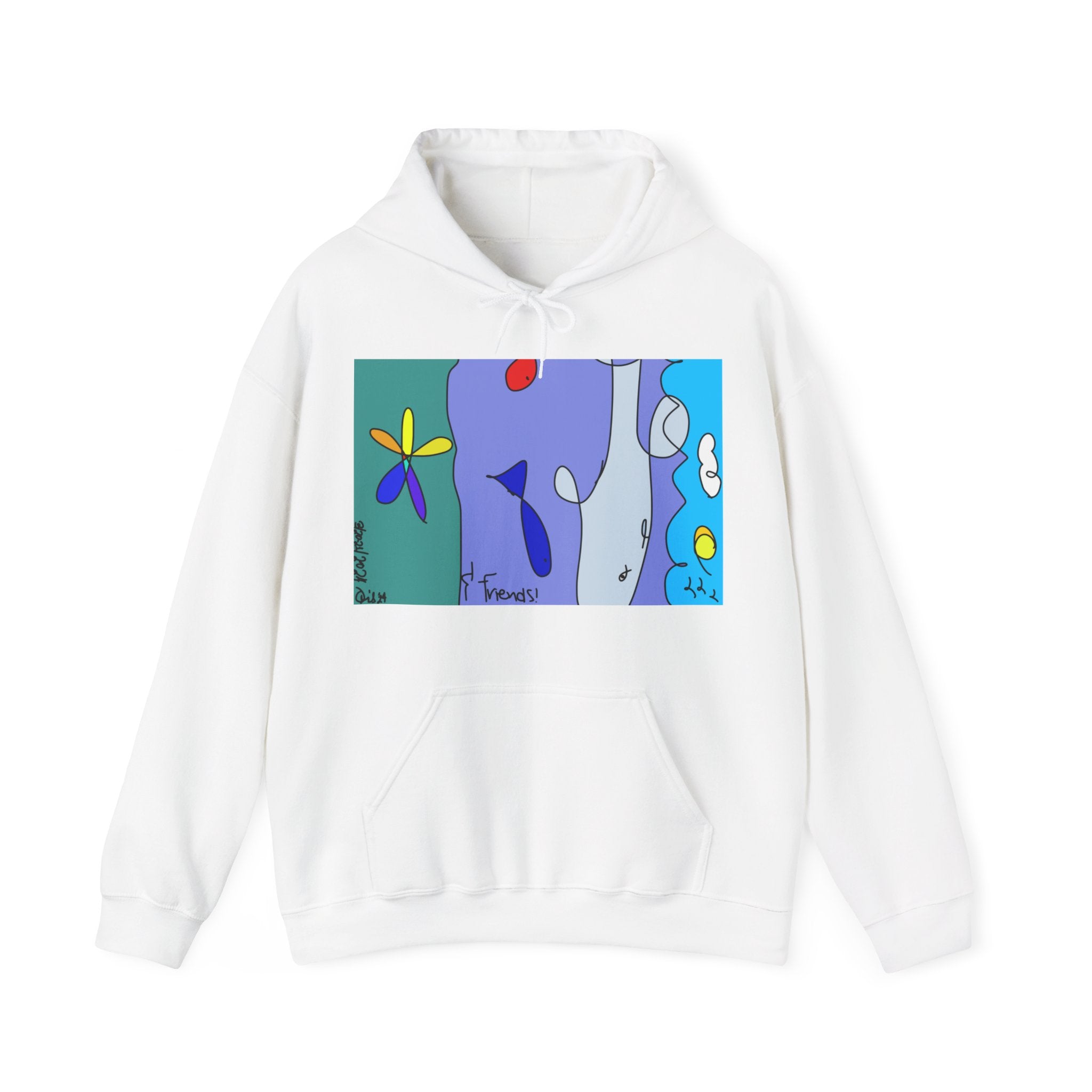 Dolphin & Friends Unisex Heavy Blend™ Hooded Sweatshirt