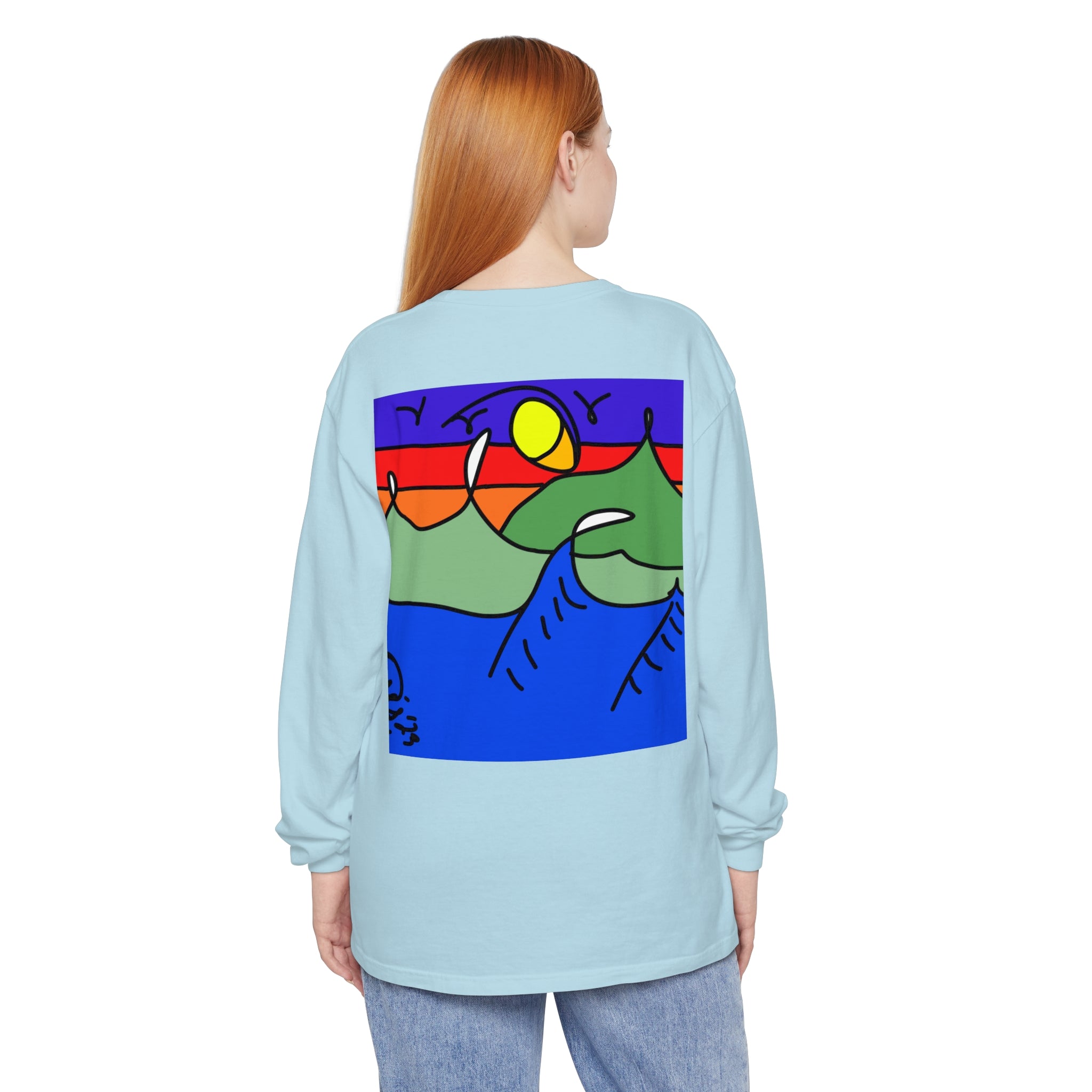 Snowy peaks - Unisex Long Sleeve T-Shirt