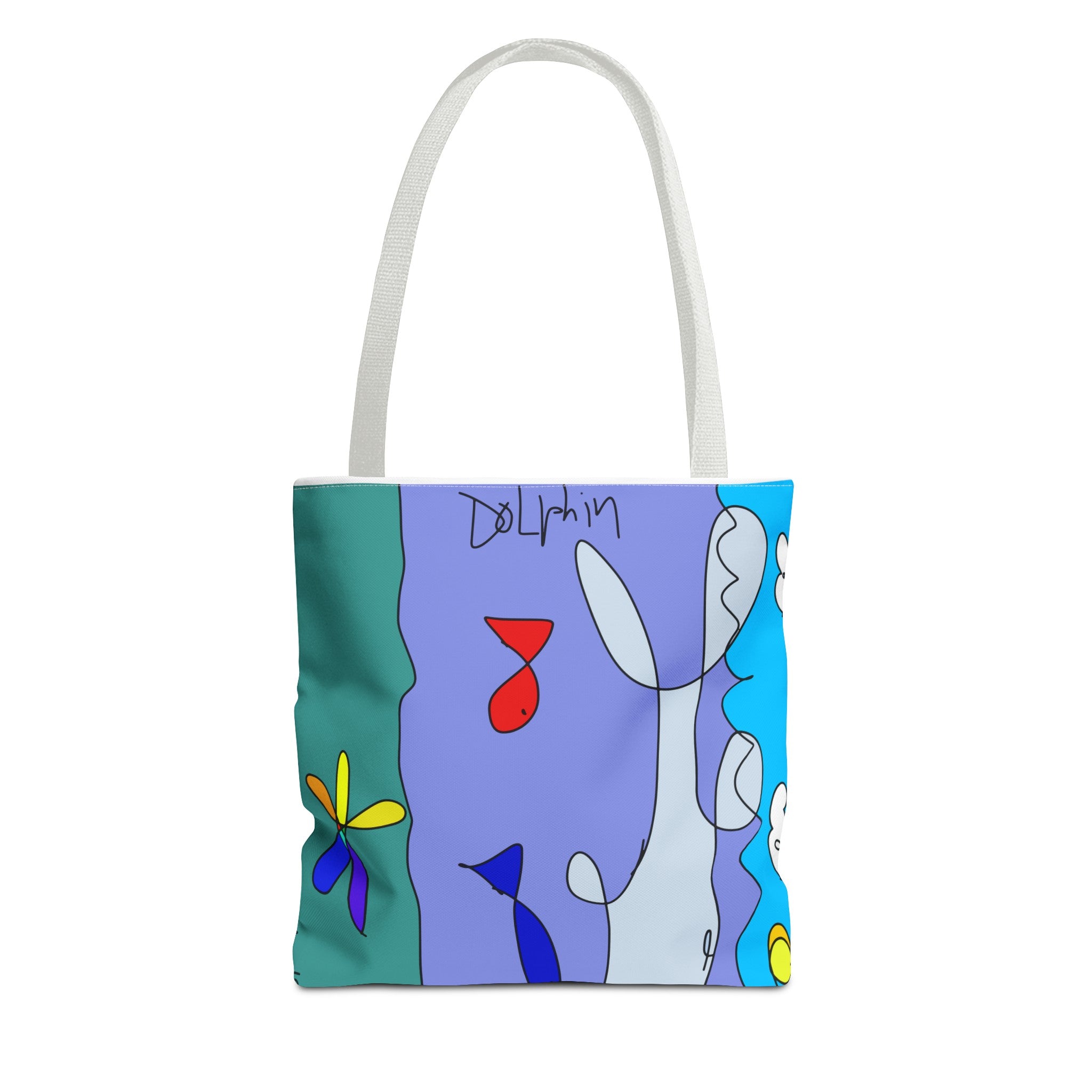 Dolphin & Friends Tote Bag (AOP)