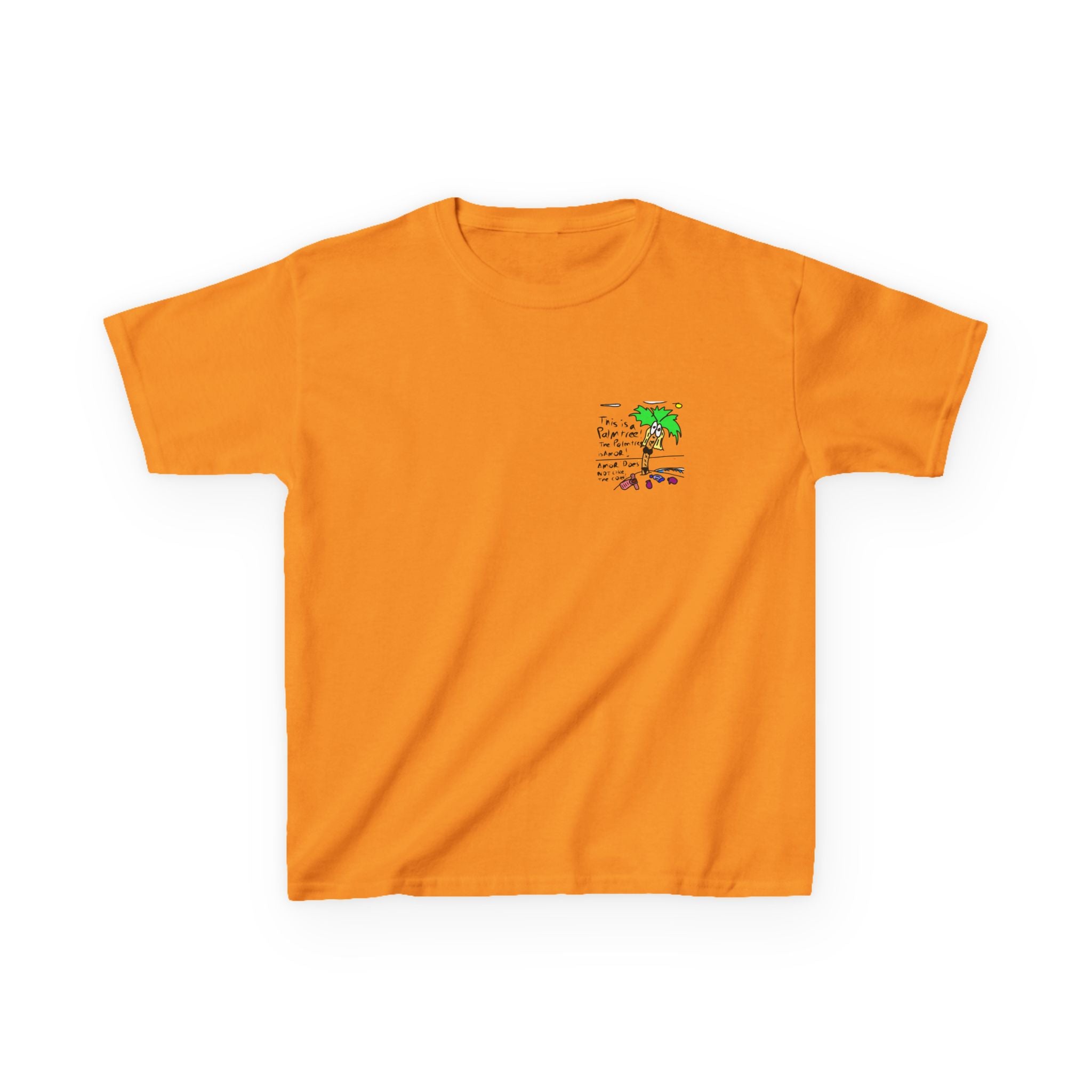 Amor the Palm Tree - Kids Unisex Garment-Dyed T-shirt