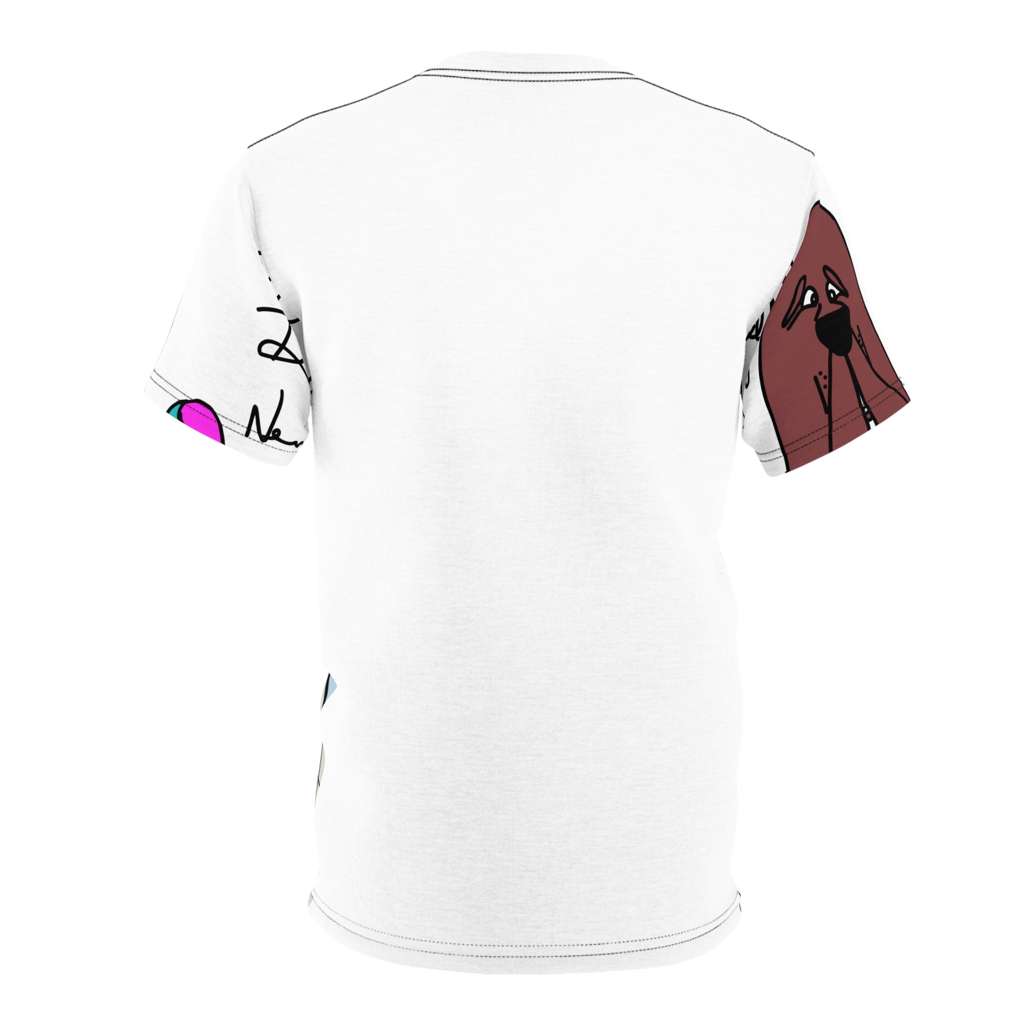 Old Dogs New Tricks - Teddy H Unisex Cut & Sew Tee (AOP)