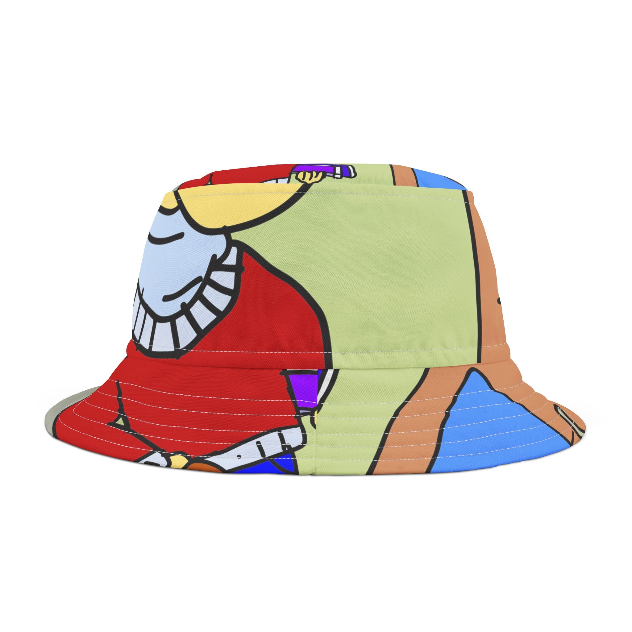 Time Traveling Bookstore George Bucket Hat (AOP)