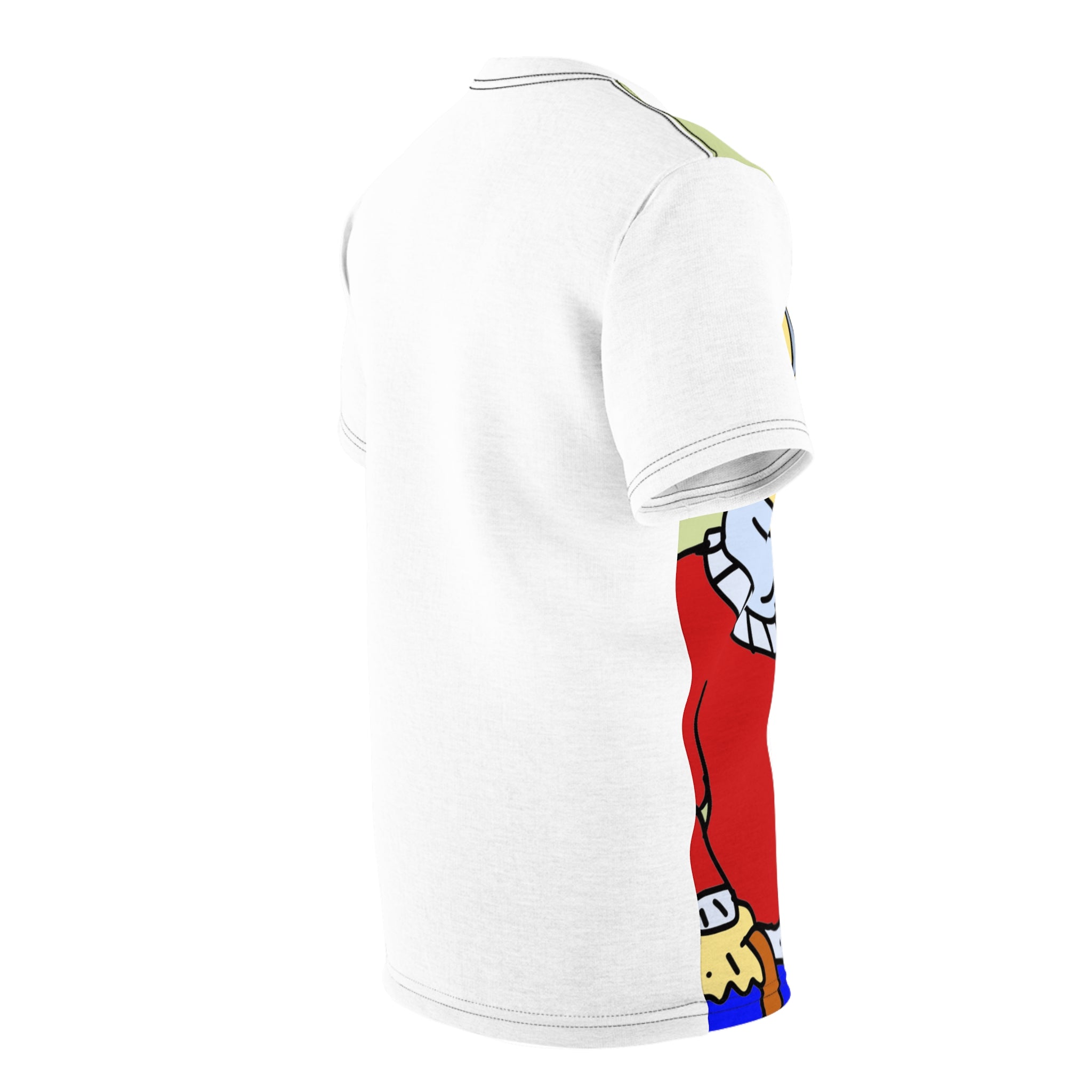 Time Traveling Bookstore George Unisex Cut & Sew Tee (AOP)