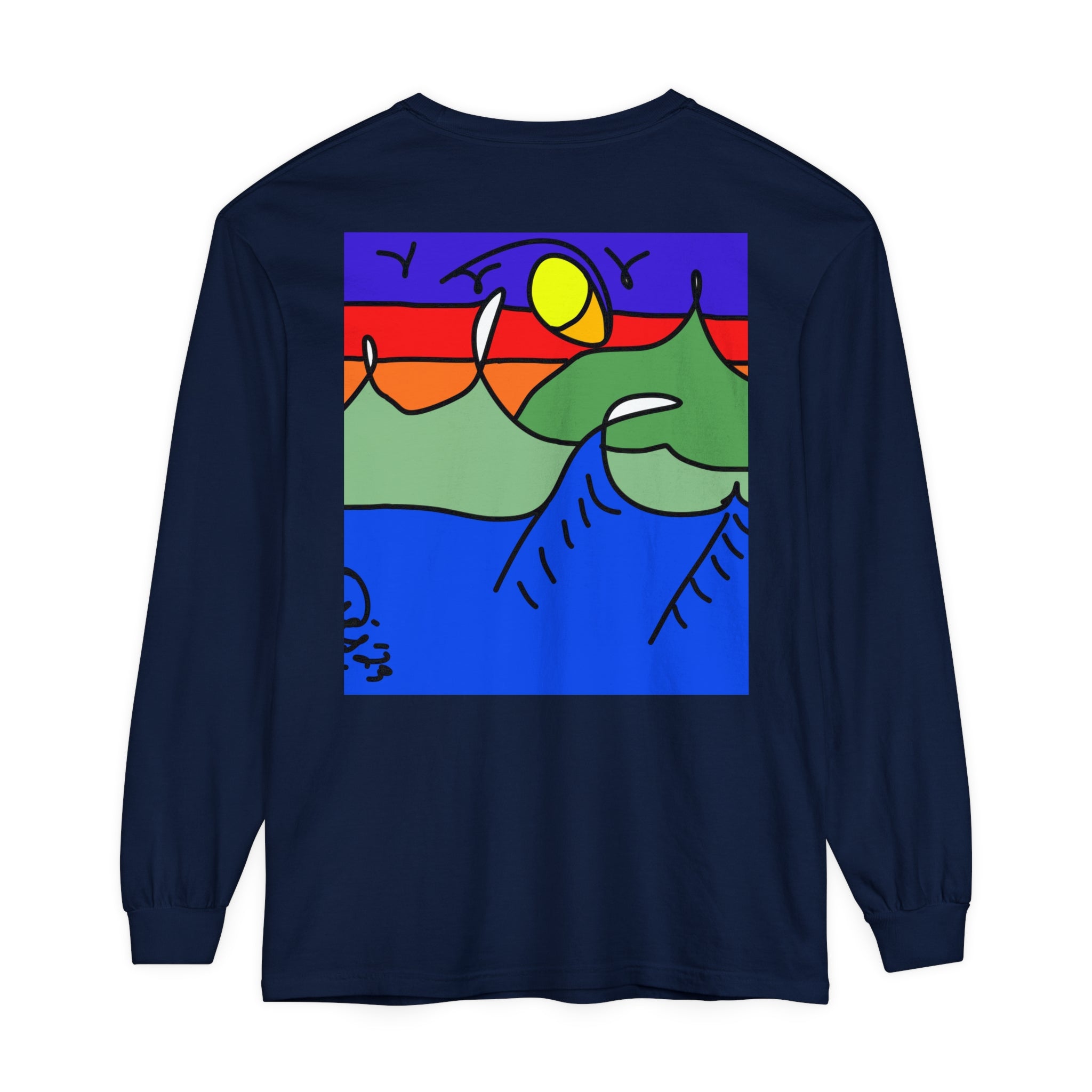 Snowy peaks - Unisex Long Sleeve T-Shirt