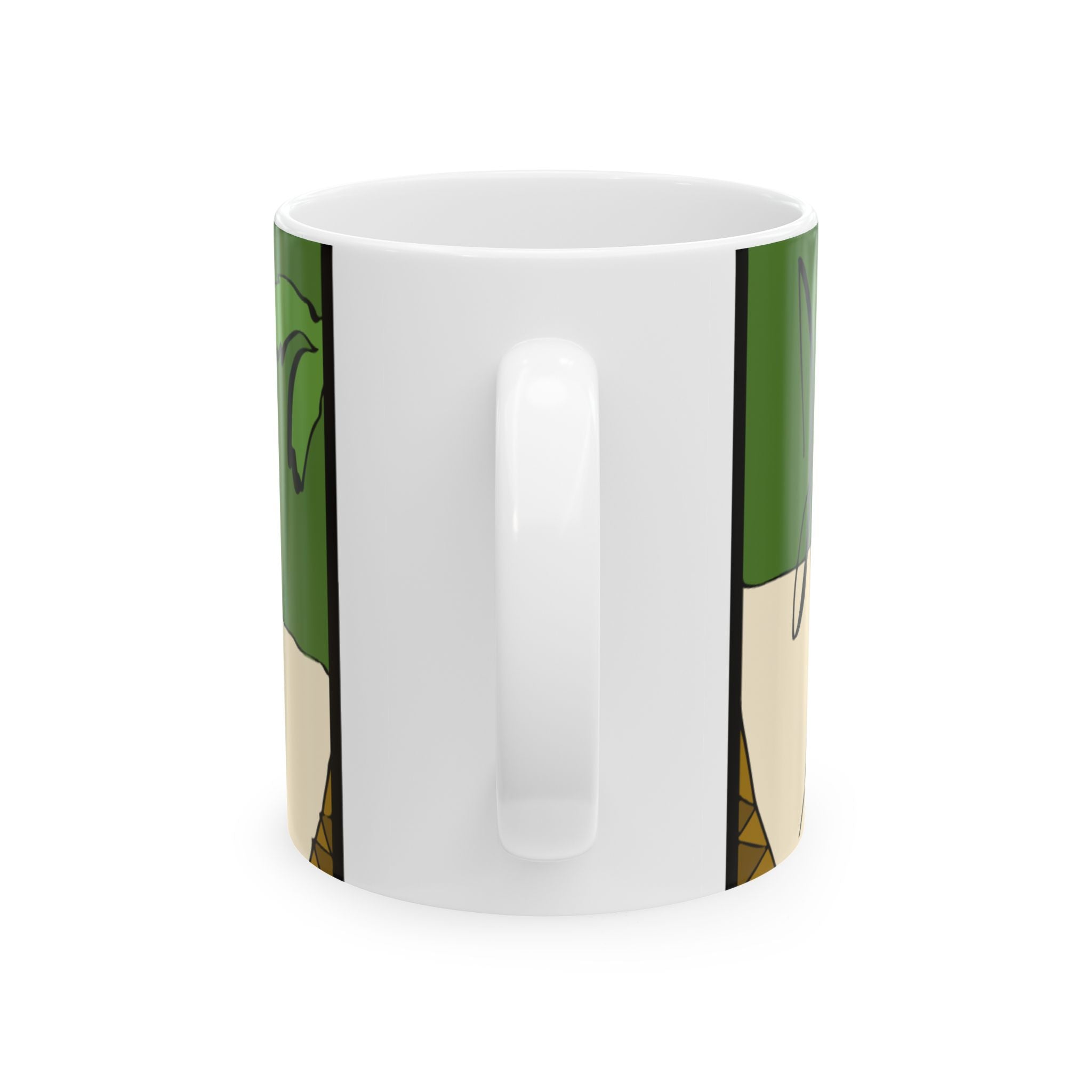 Jesus Surfs - Wave Check - Ceramic Mug, (11oz, 15oz)