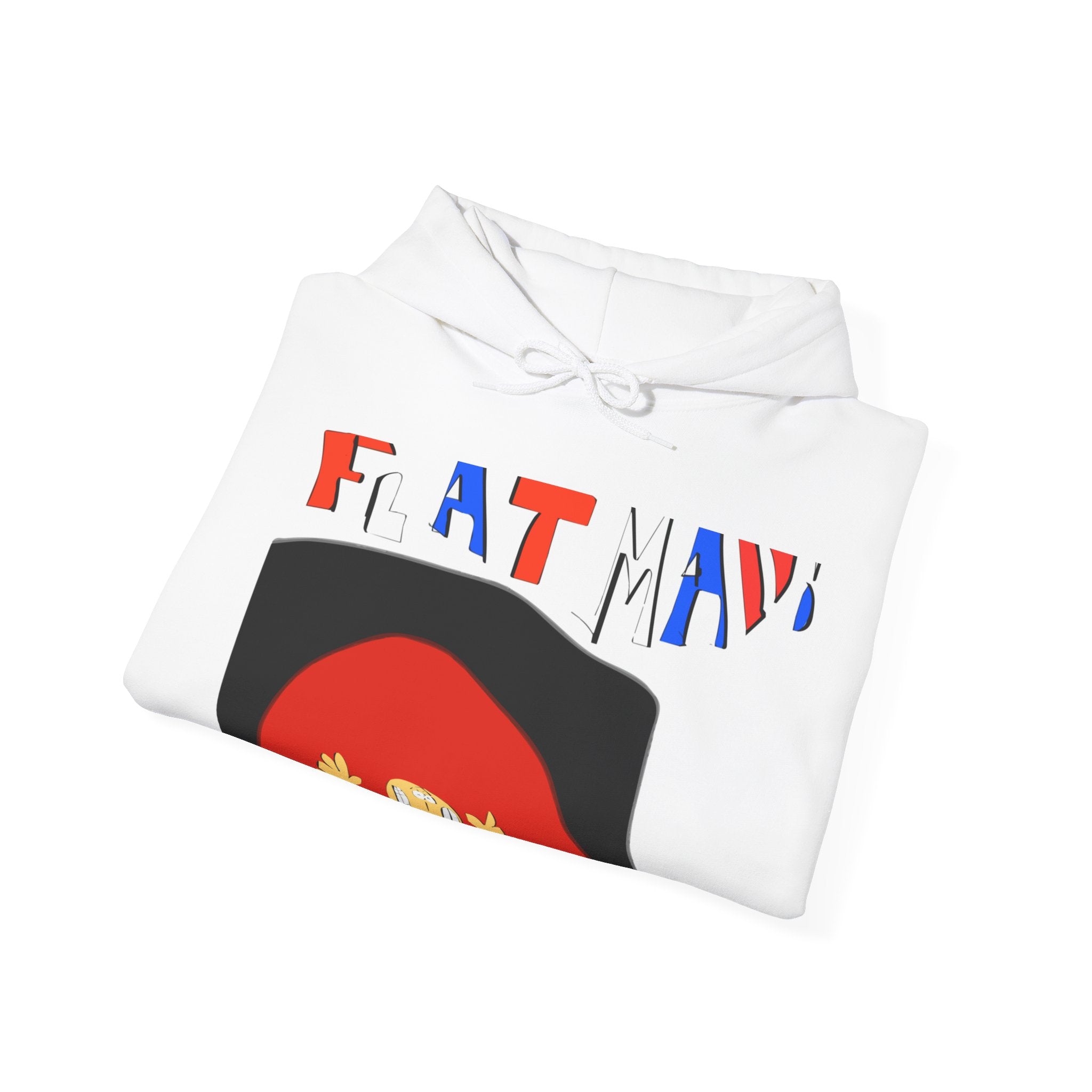 Flat Man Unisex Heavy Blend™ Hooded Sweatshirt