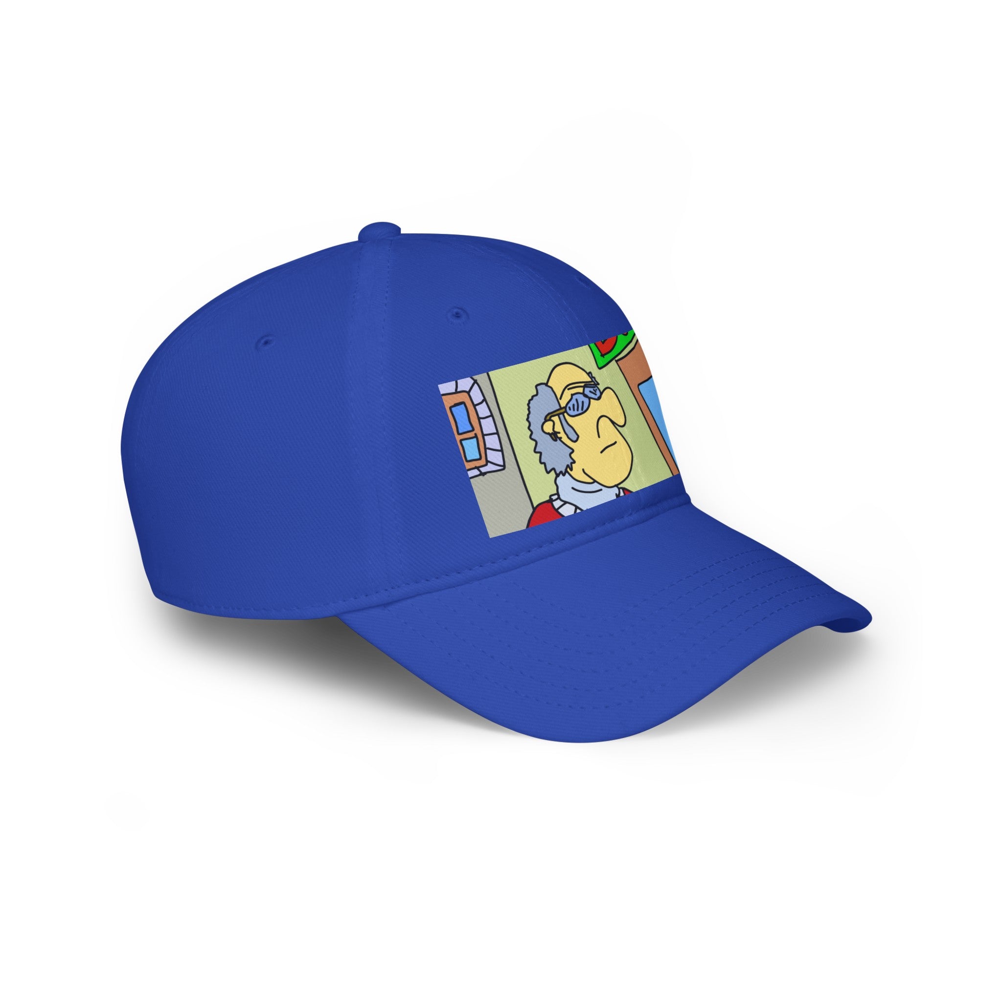 Time Traveling Bookstore George Low Profile Baseball Cap