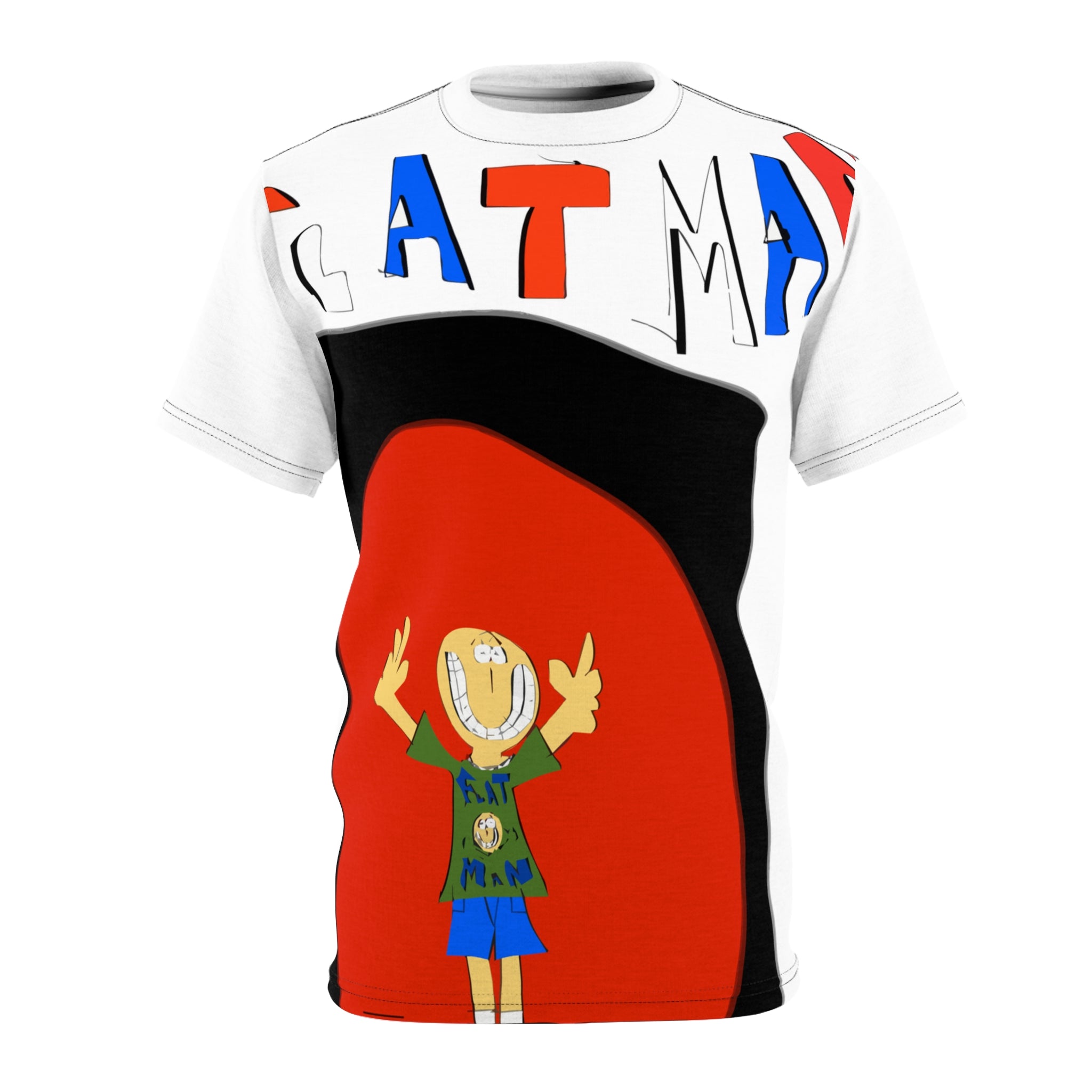 Flat Man Unisex Cut & Sew Tee (AOP)