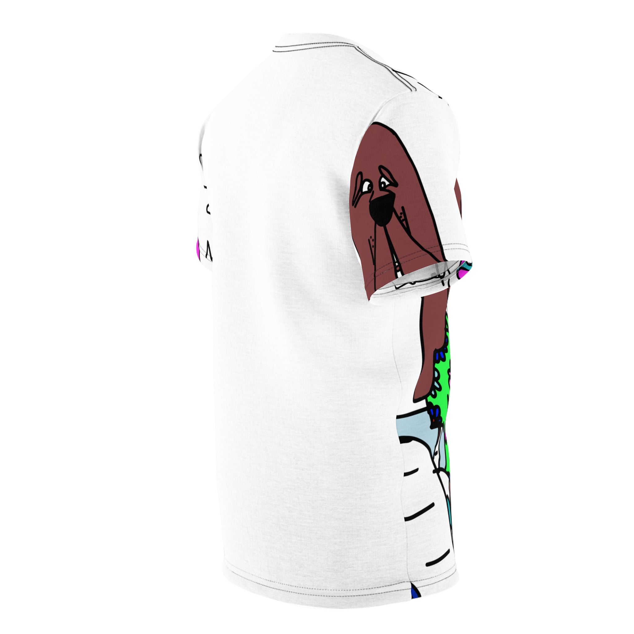 Old Dogs New Tricks - Teddy H Unisex Cut & Sew Tee (AOP)