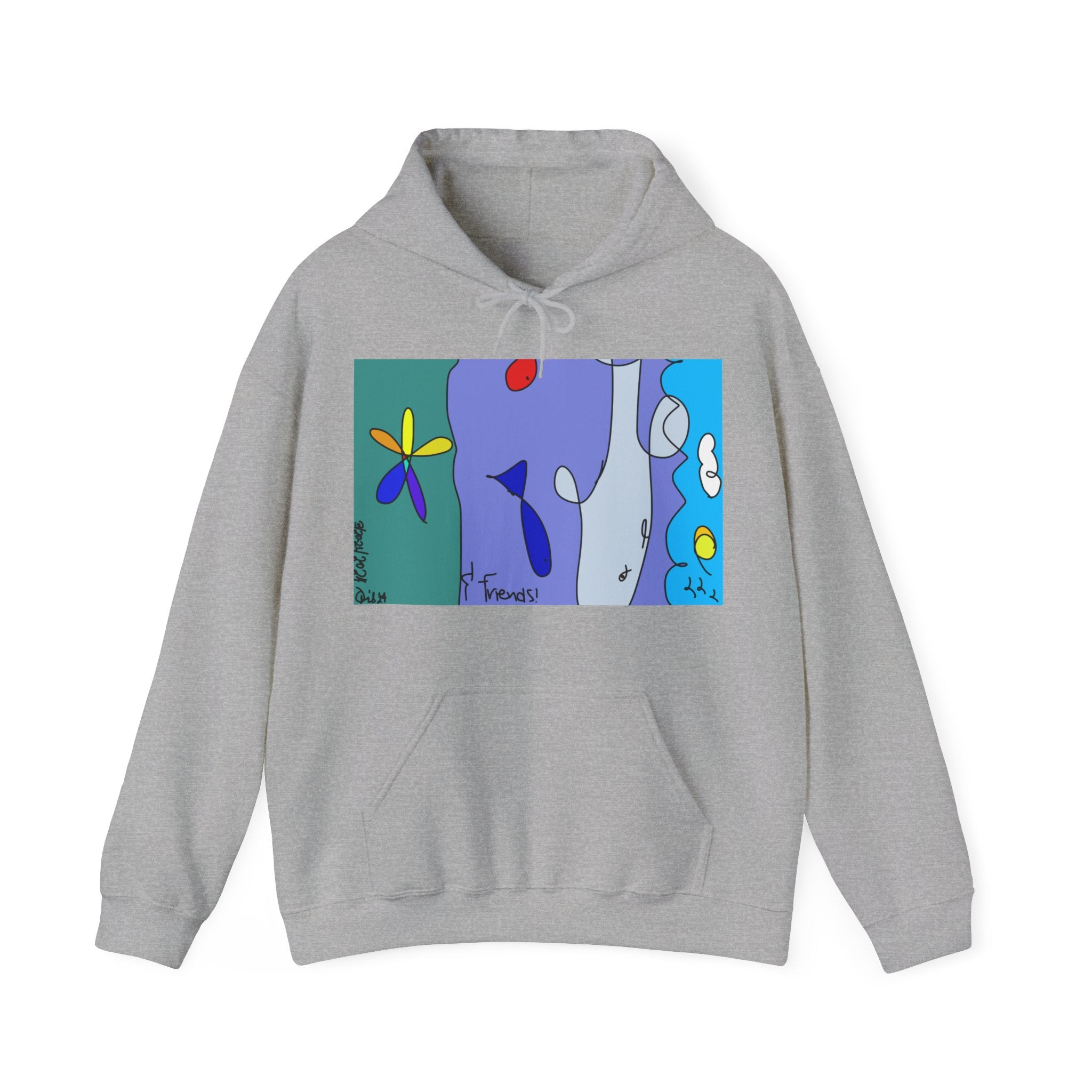 Dolphin & Friends Unisex Heavy Blend™ Hooded Sweatshirt