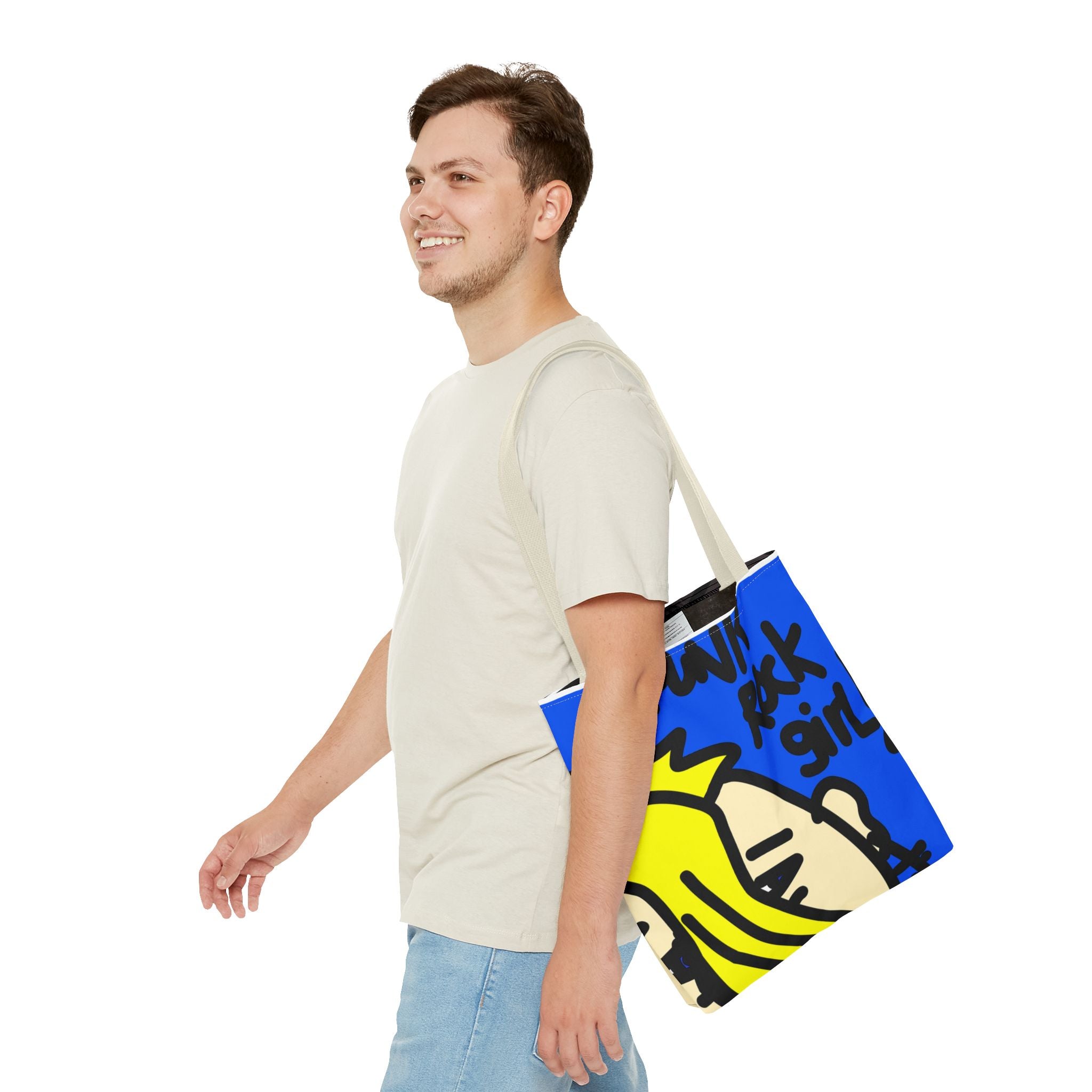 80’s Punk Rock Girl - Tote Bag (AOP)