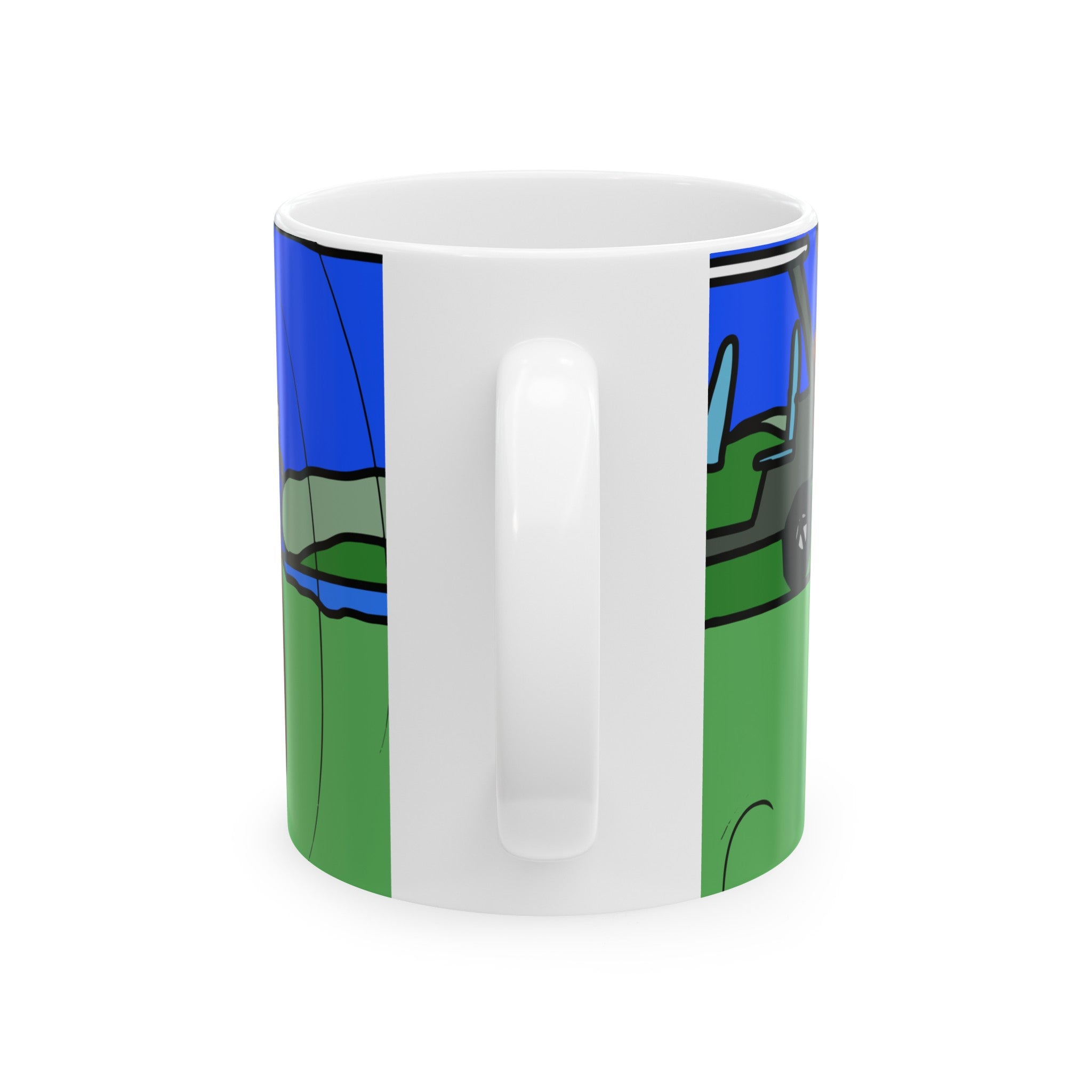 Hole In 1 Ceramic Mug, (11oz, 15oz)