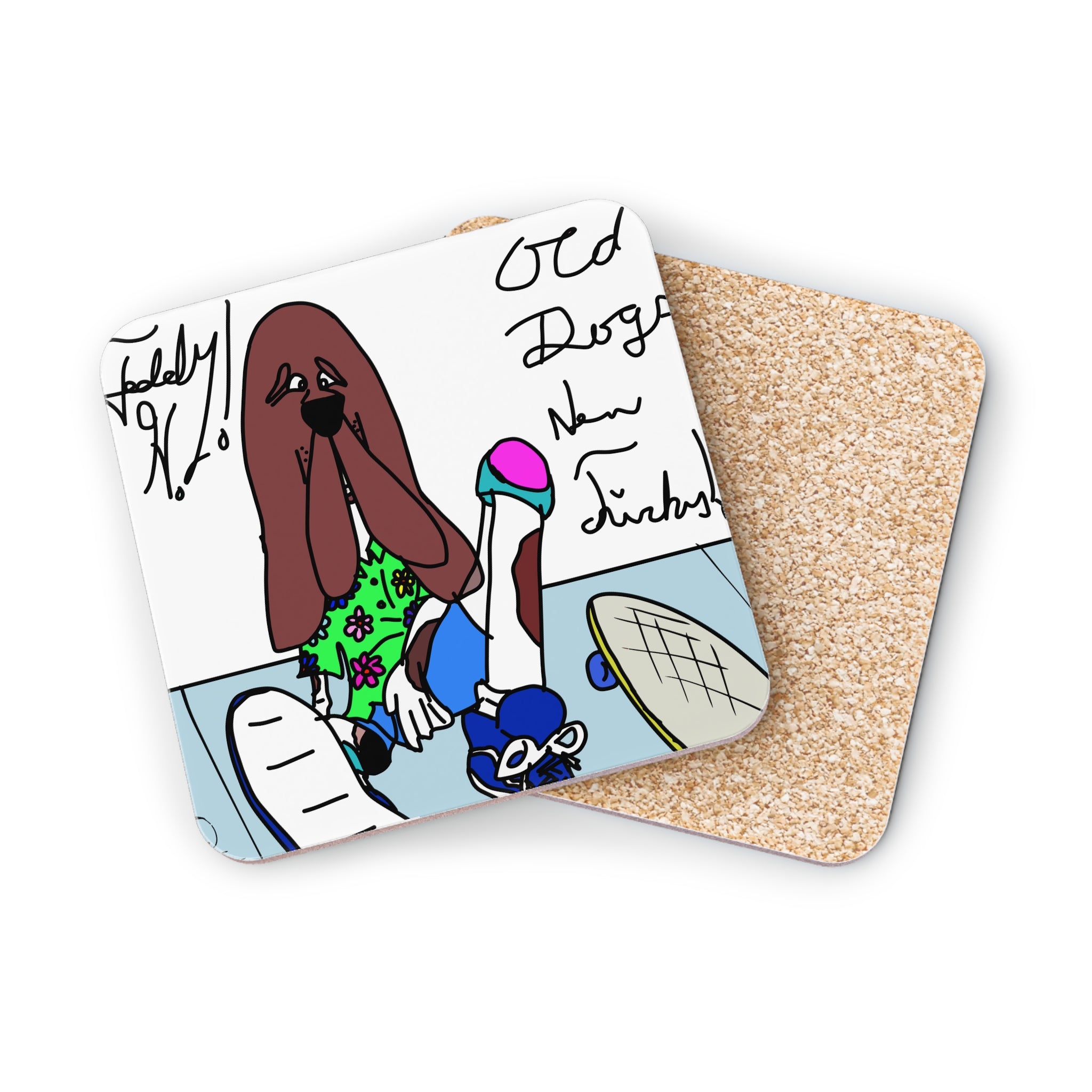 Old Dogs New Tricks - Teddy H Coasters