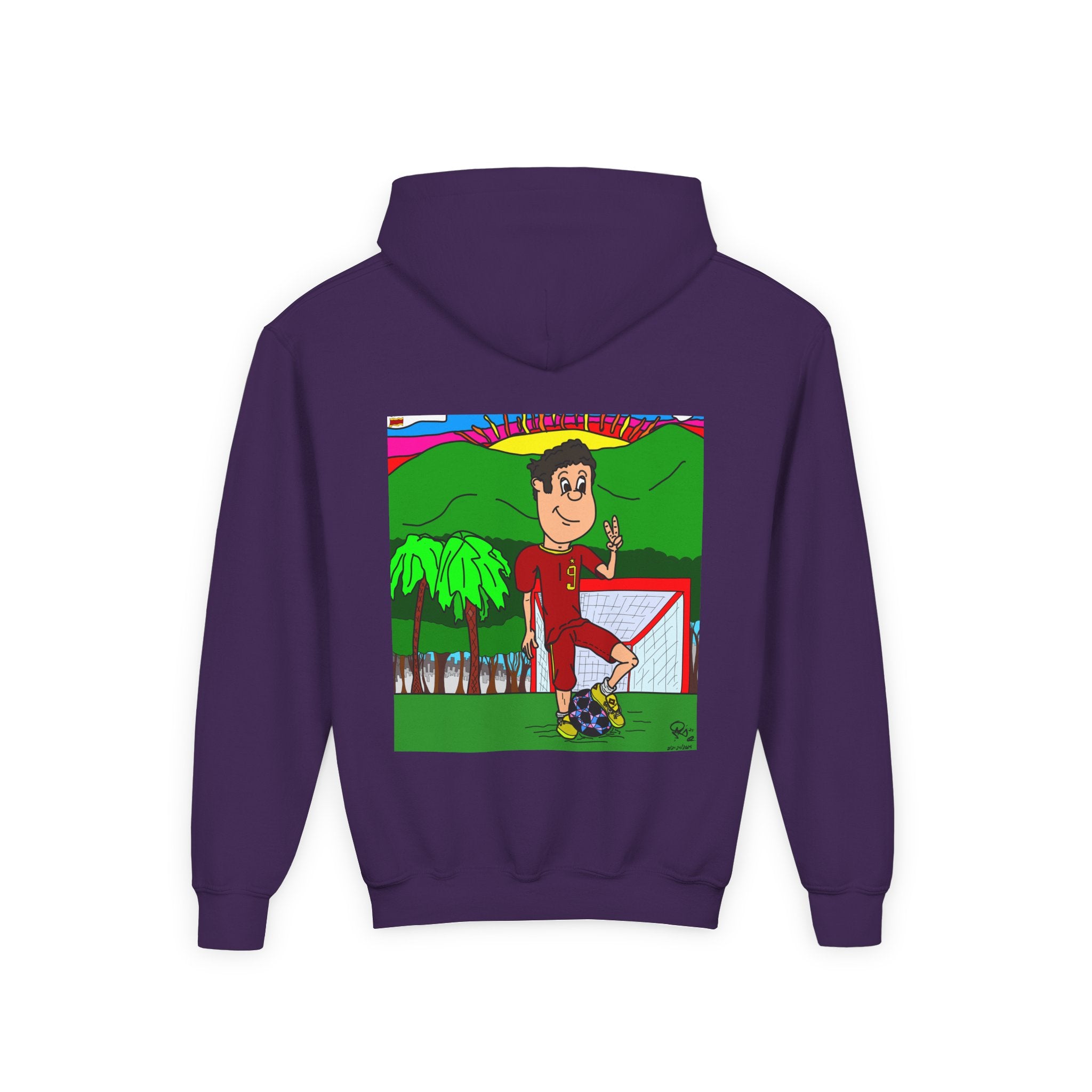 Pepe Fútbol- Youth Heavy Blend Hooded Sweatshirt