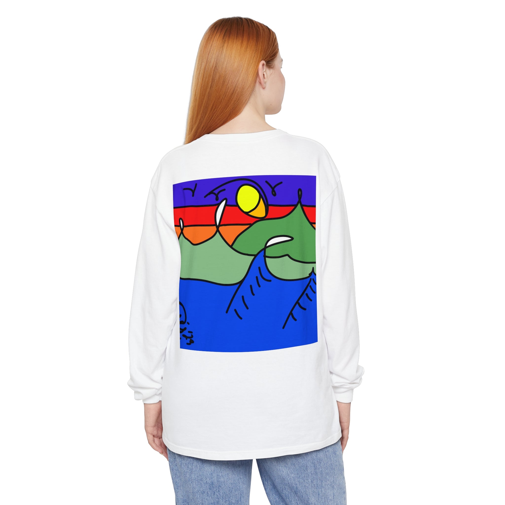 Snowy peaks - Unisex Long Sleeve T-Shirt