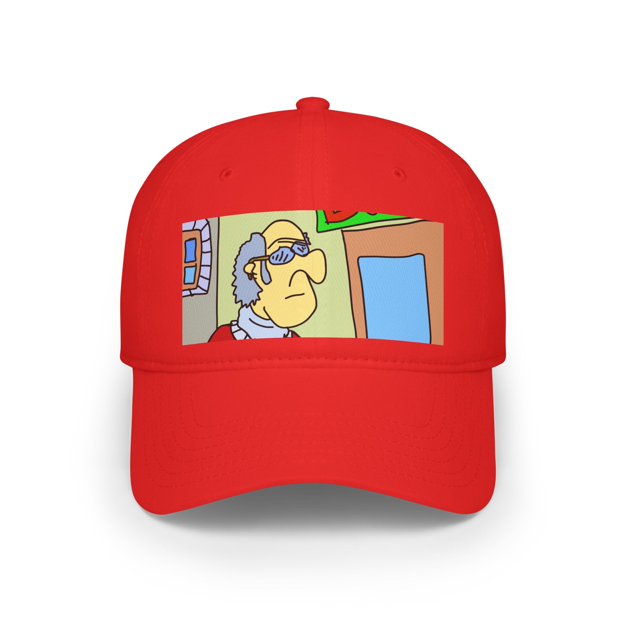 Time Traveling Bookstore George Low Profile Baseball Cap